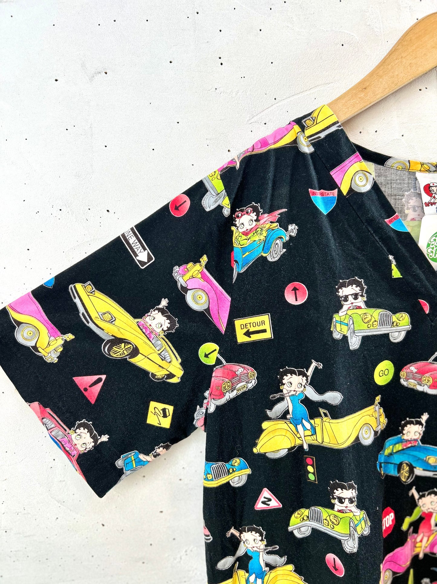 Vintage Hospital Shirt 〜BETTY BOOP〜 [G30795]