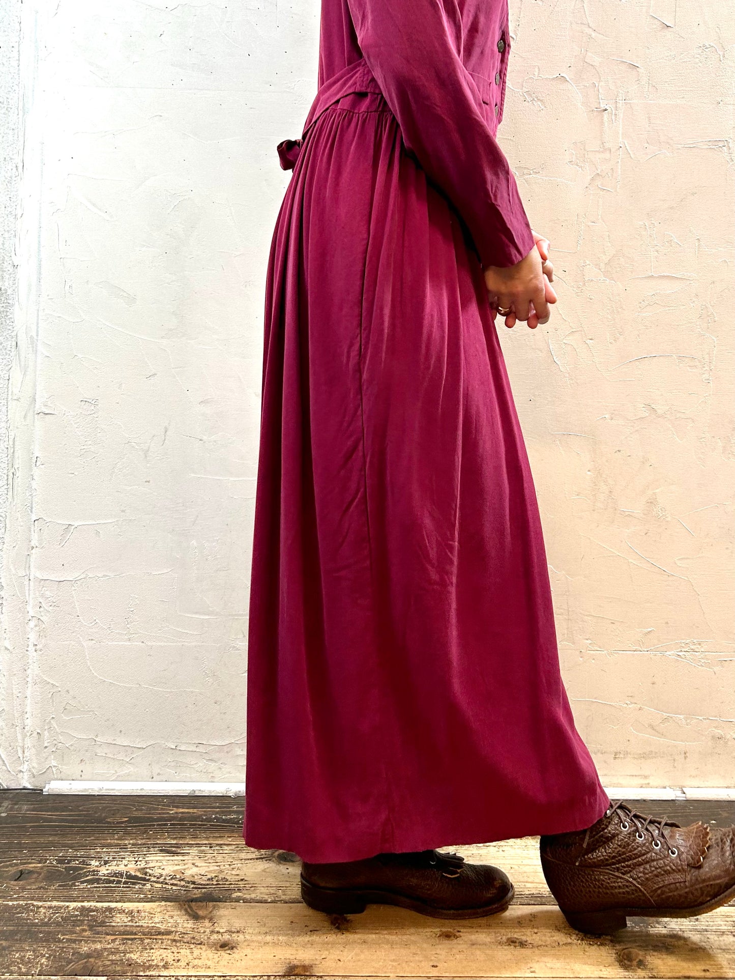 Vintage Layered Style Dress  [K28821]