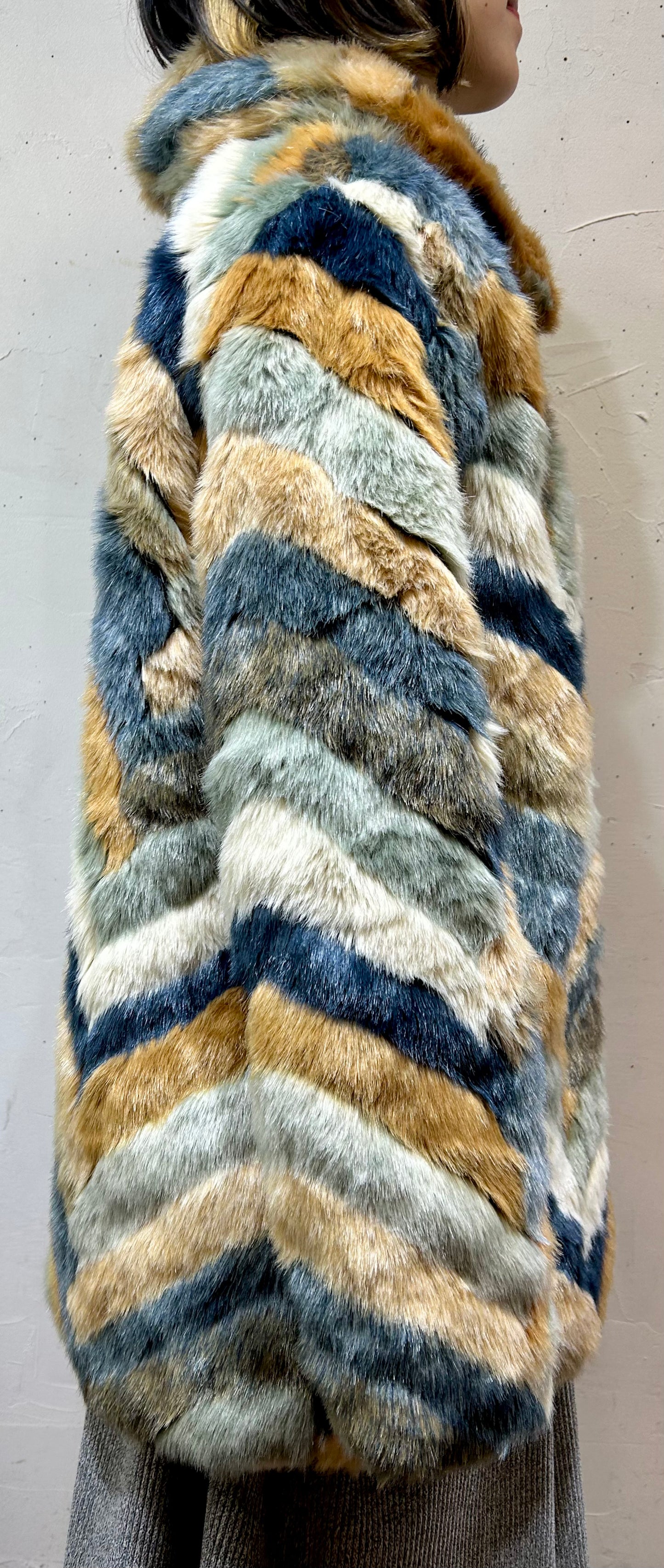 Vintage Eco Fur Jacket [K25343]