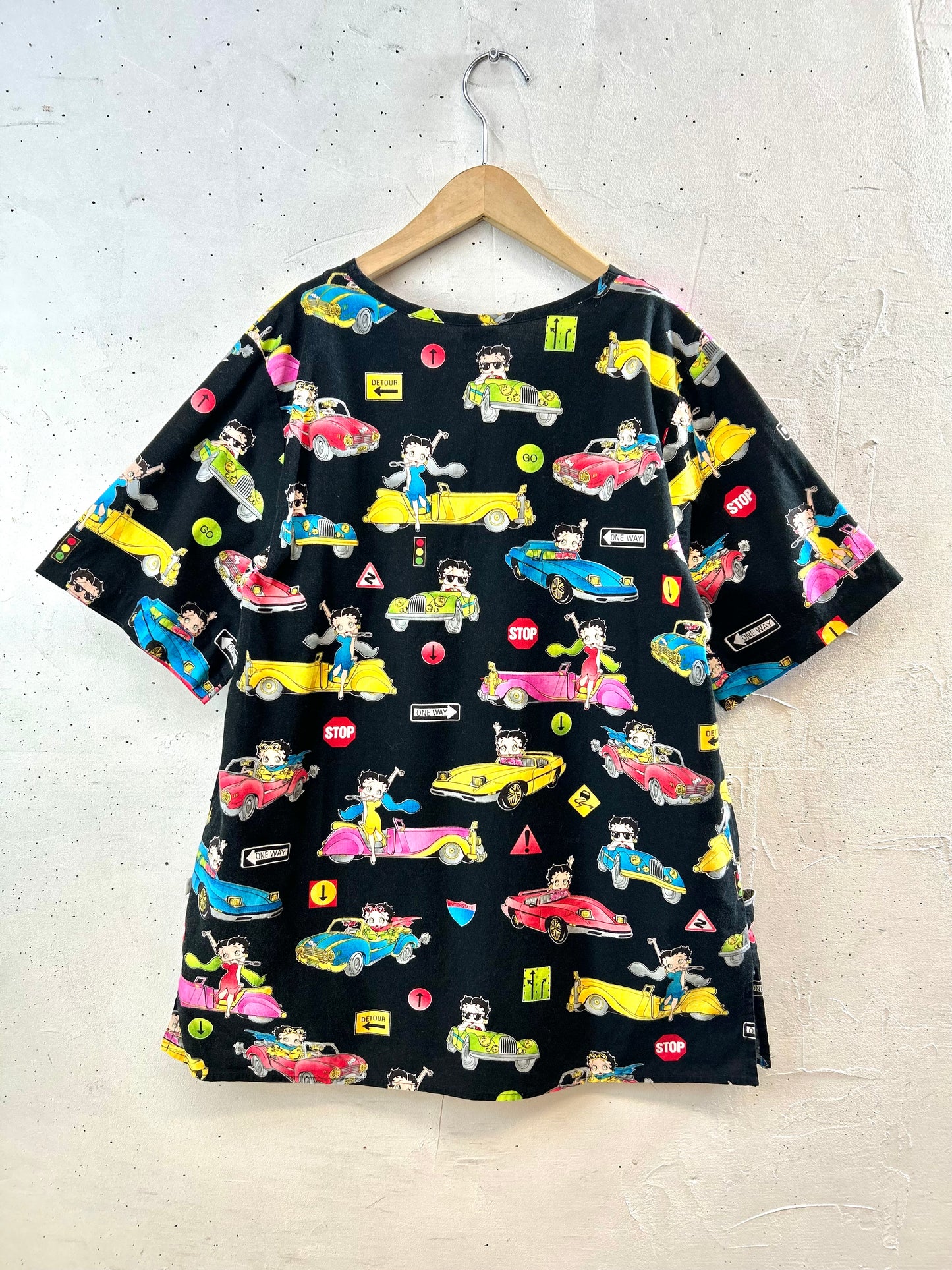 Vintage Hospital Shirt 〜BETTY BOOP〜 [G30795]