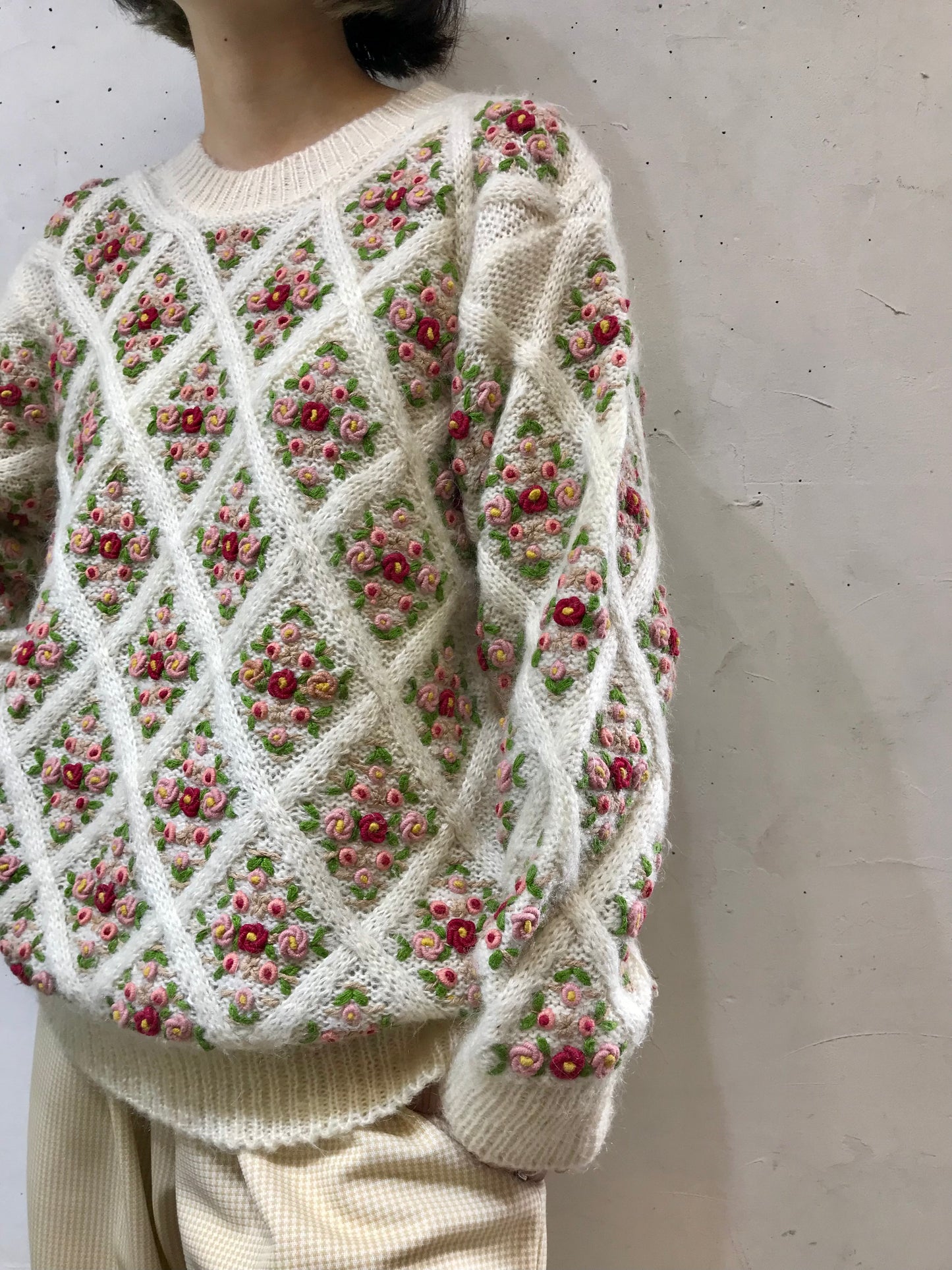 Vintage Knit Sweater [I25095]