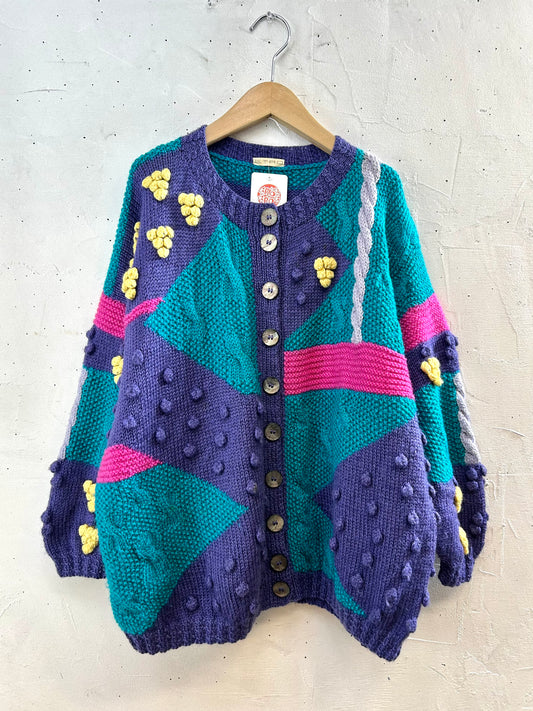 Vintage Knit Cardigan [J28601]