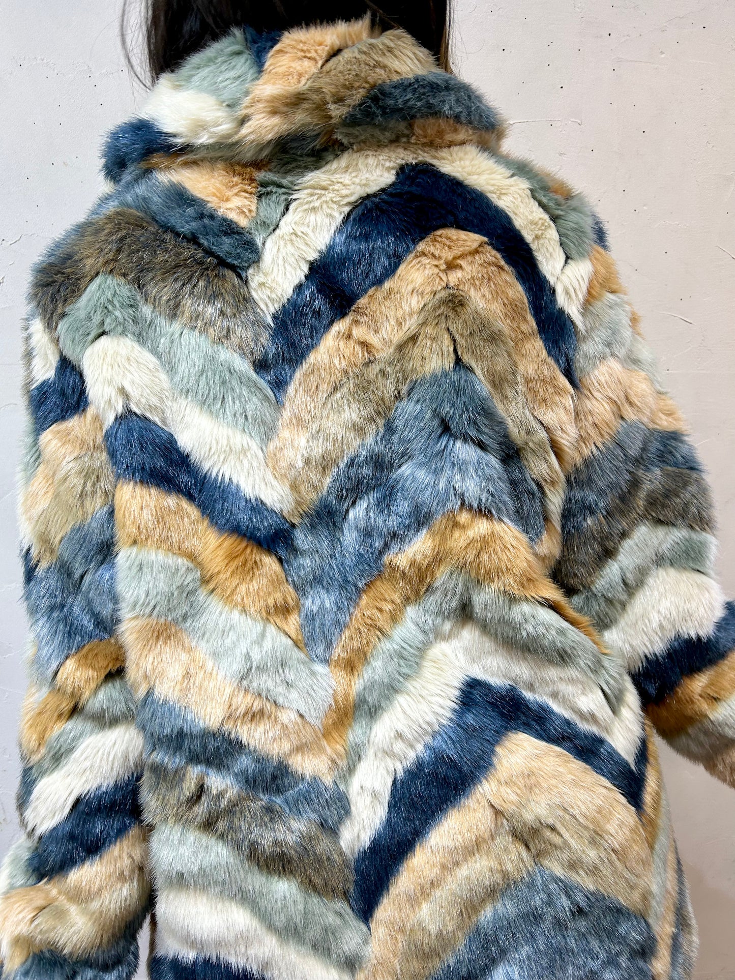 Vintage Eco Fur Jacket [K25343]