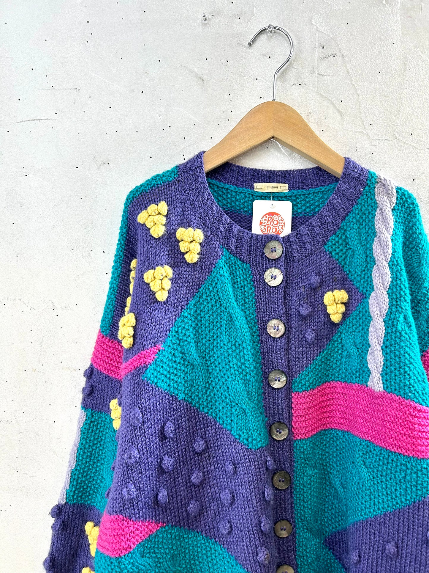 Vintage Knit Cardigan [J28601]