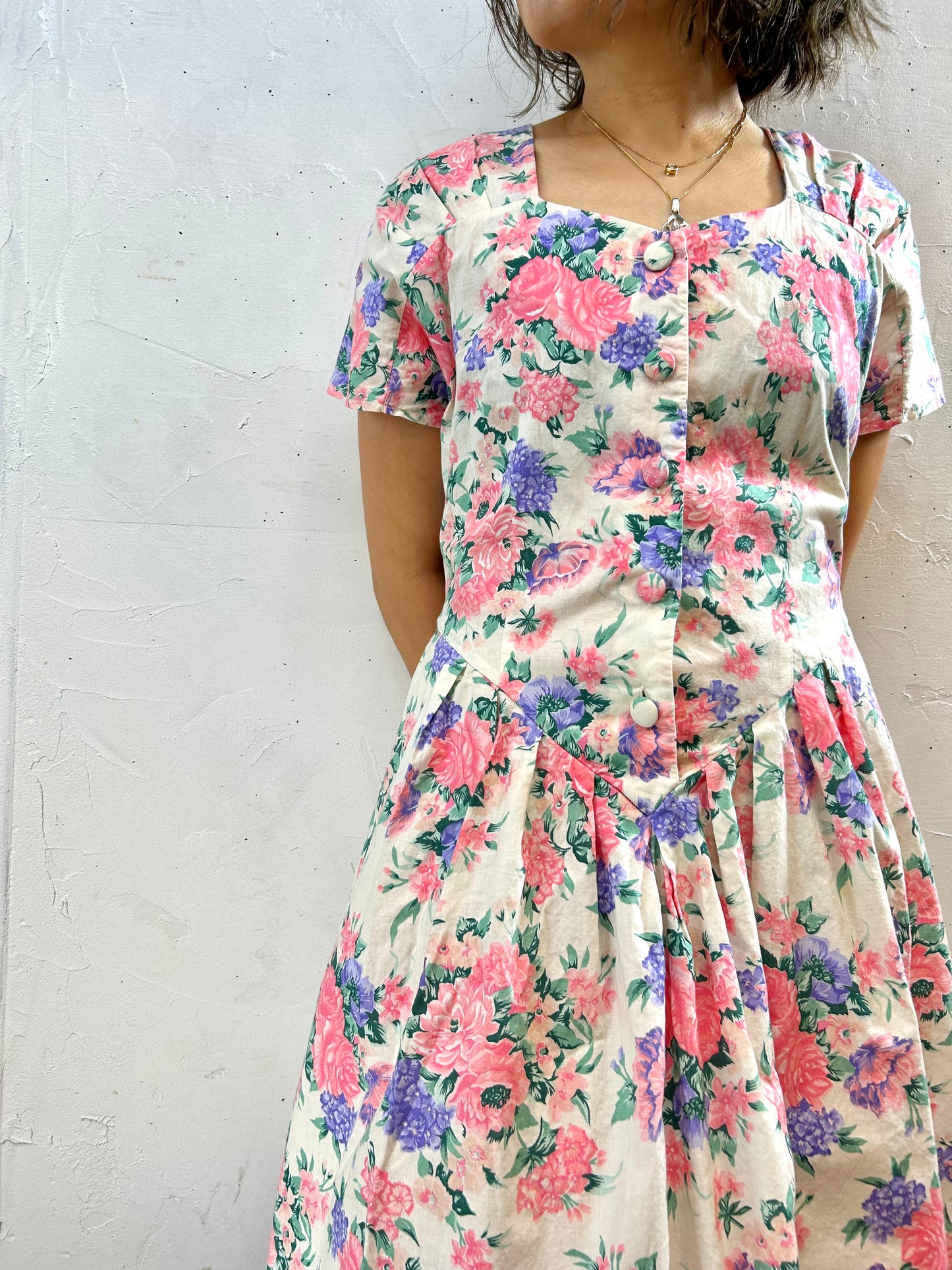 Vintage Flower Dress [H28184]