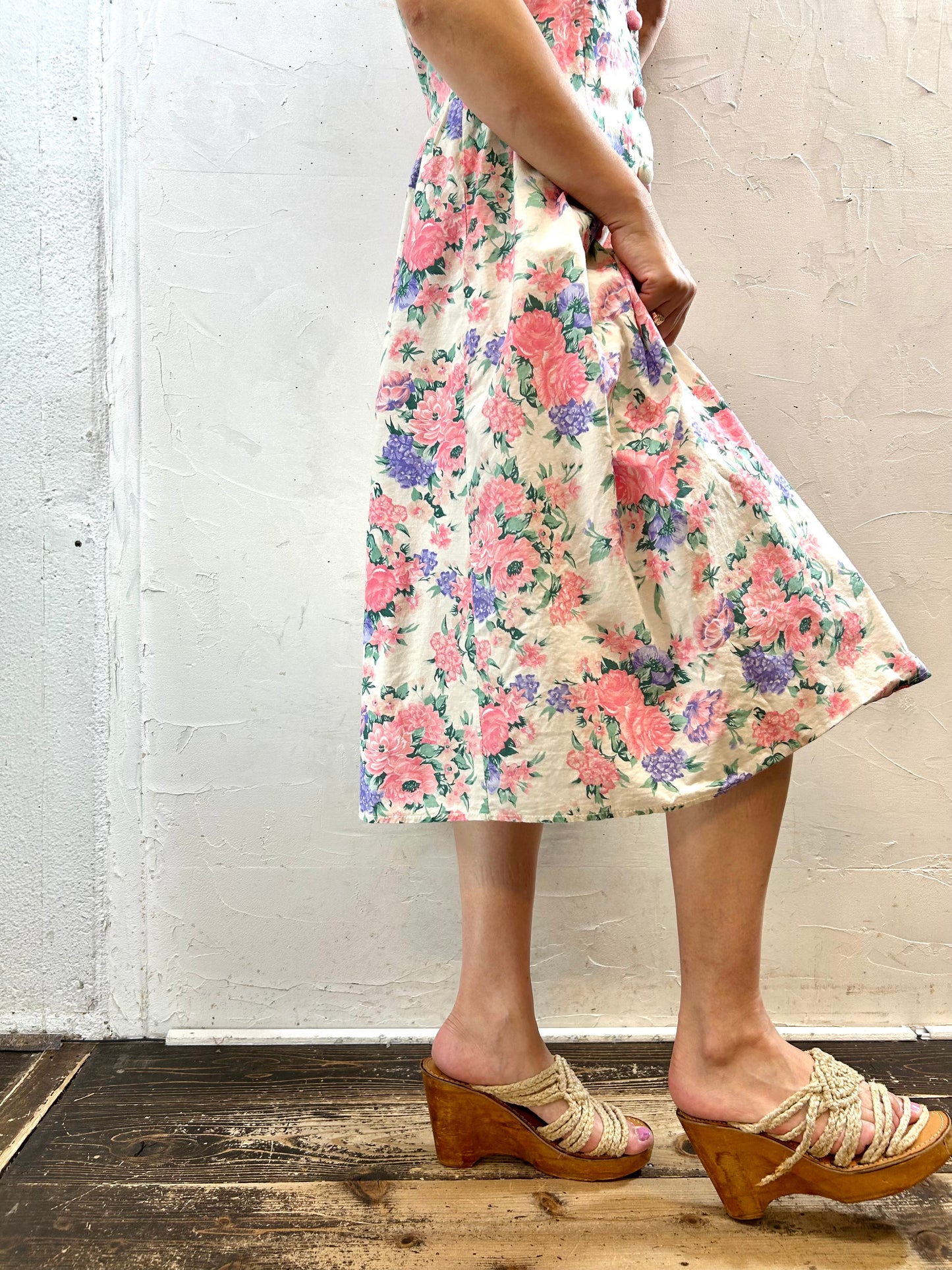 Vintage Flower Dress [H28184]