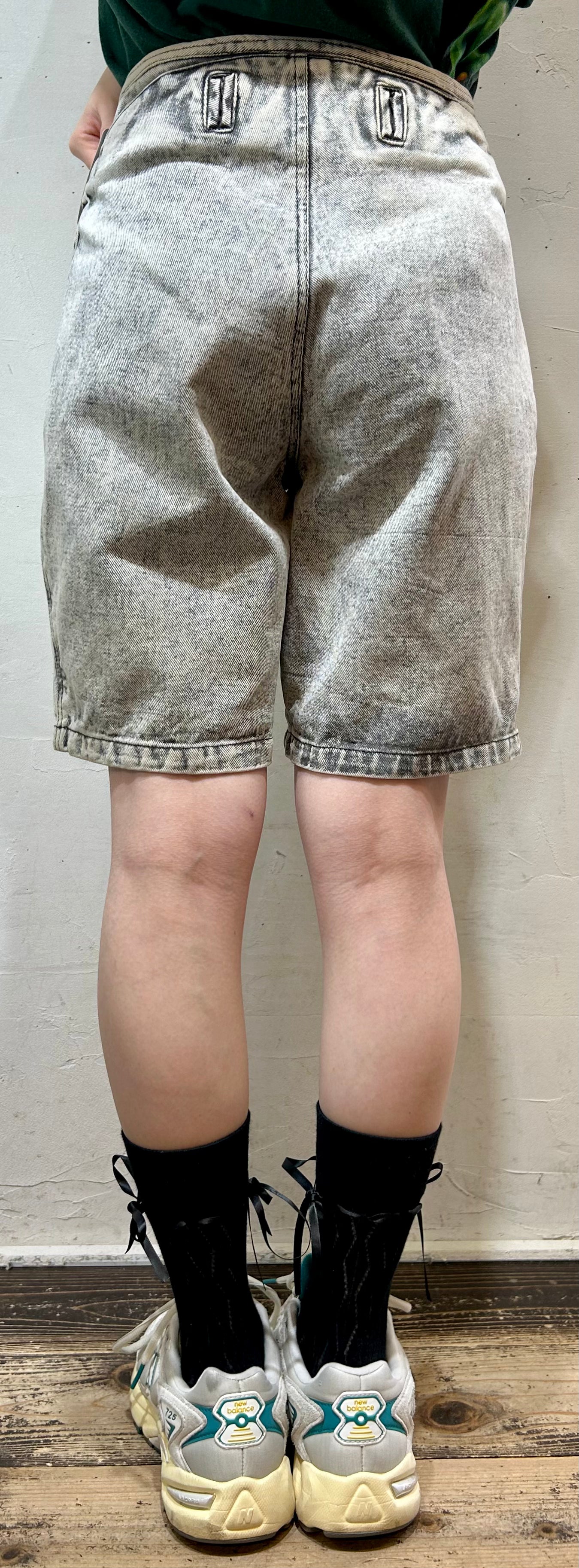 Vintage Denim Short Pants [E27073]