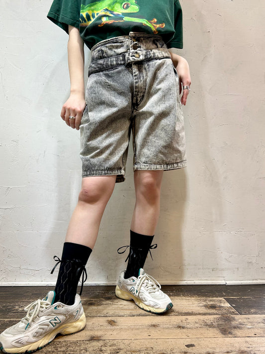 Vintage Denim Short Pants [E27073]