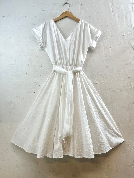Vintage White Dress [G30793]