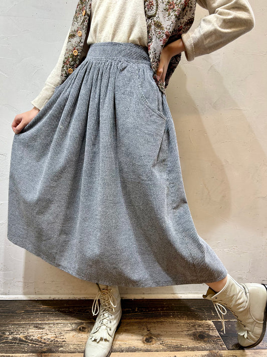 Vintage Corduroy Skirt [K25534]