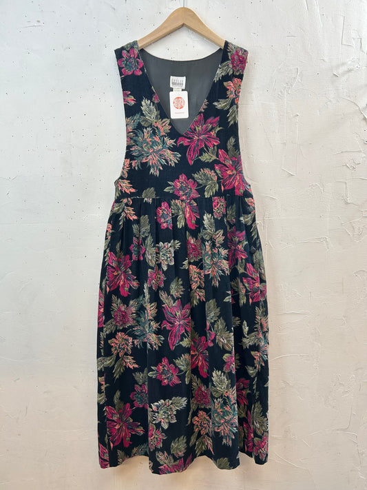 Vintage Corduroy Over Dress 〜LESLIE FAY〜 [B29490]