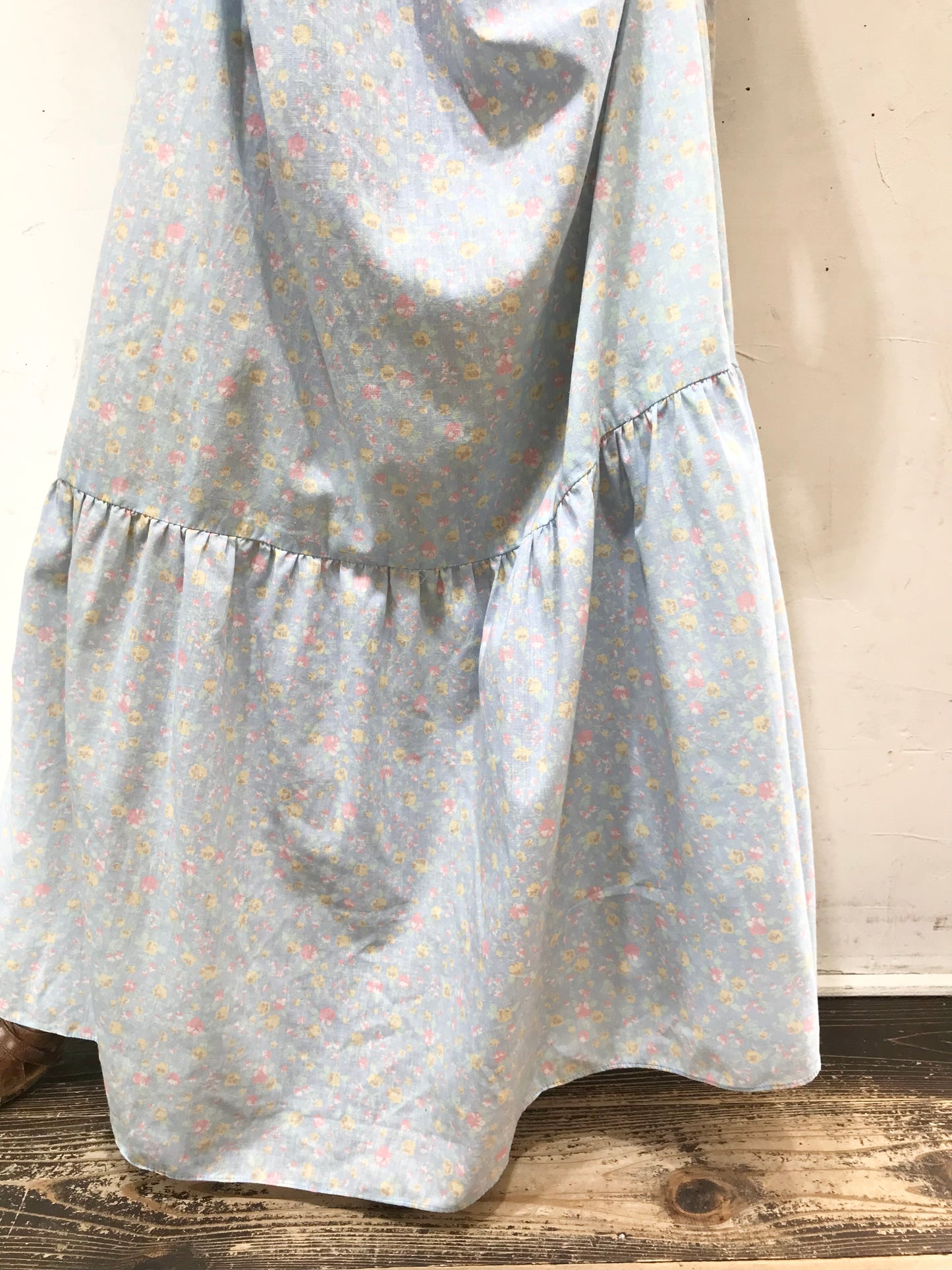 ’70s Vintage Flower Dress [F24369]