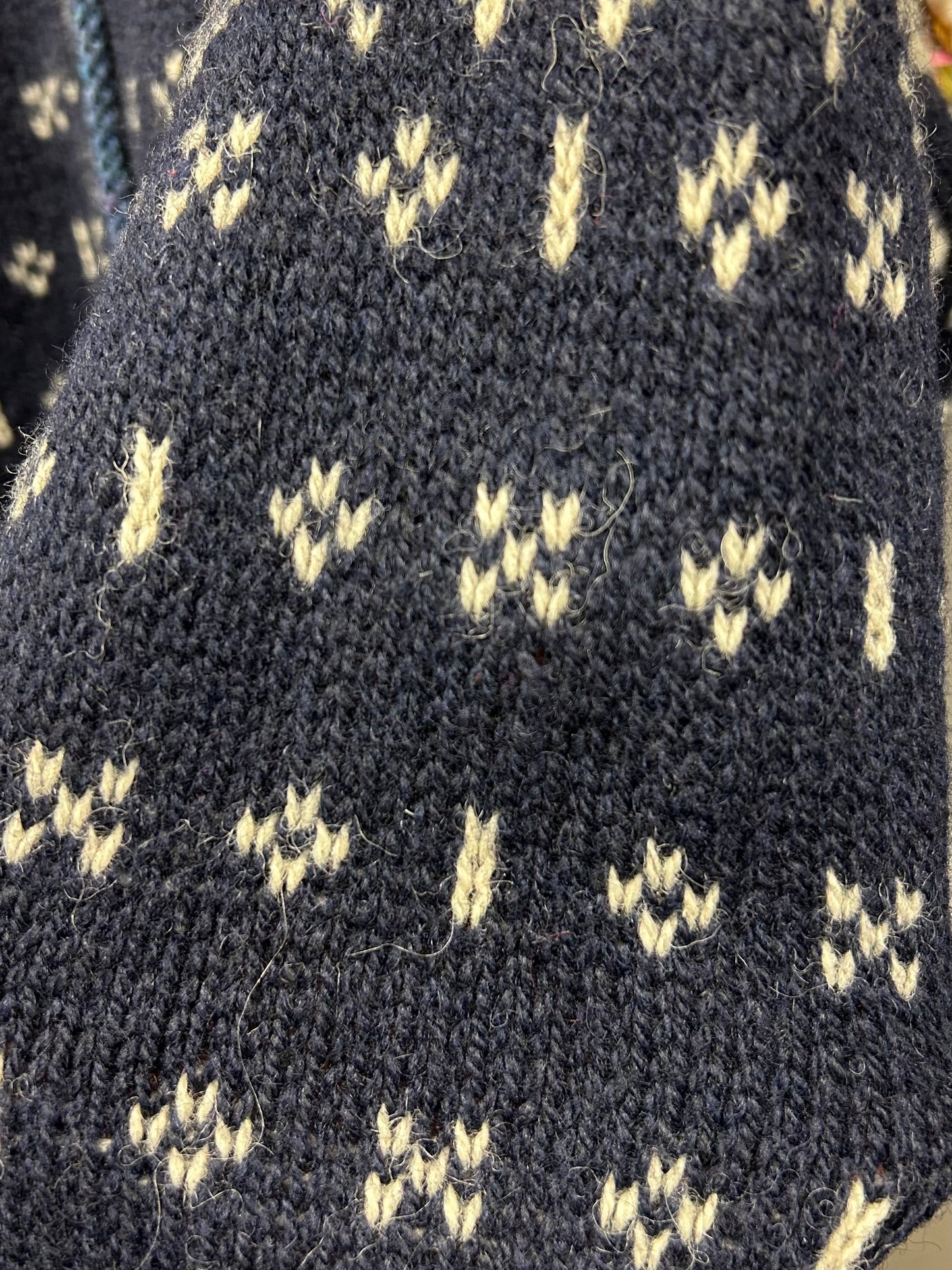 Vintage Nordic Knit Cardigan MADE IN USA 〜L.L.Bean〜 [A29261]