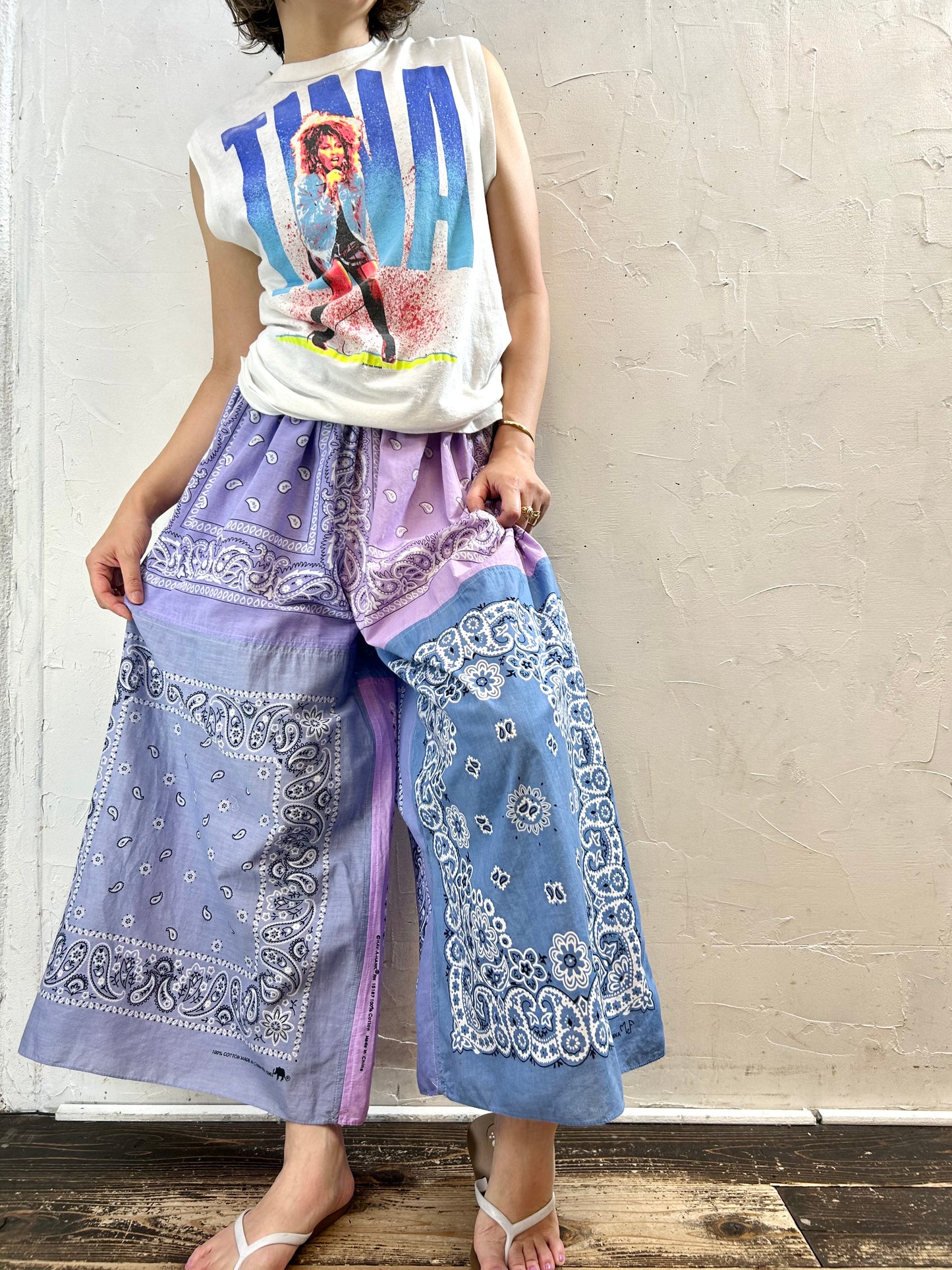 Vintage Bandana Pants 〜Amy Nina〜 [G27995]