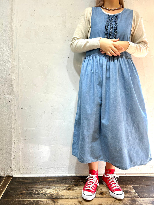 Vintage Denim Over Dress 〜BRyN CONNelly〜 [C26501]
