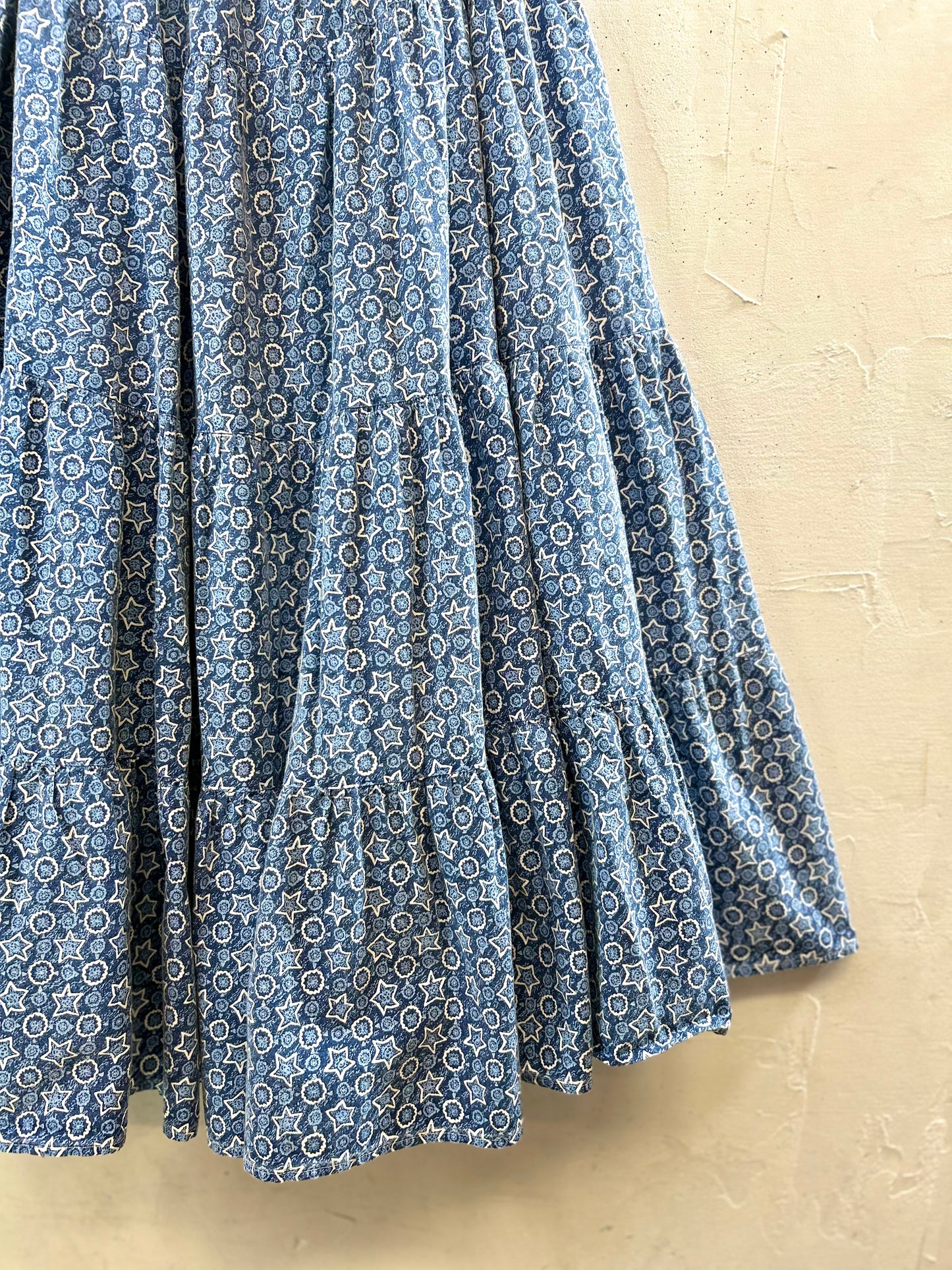 Vintage Tiered Skirt MADE IN USA [G30792]