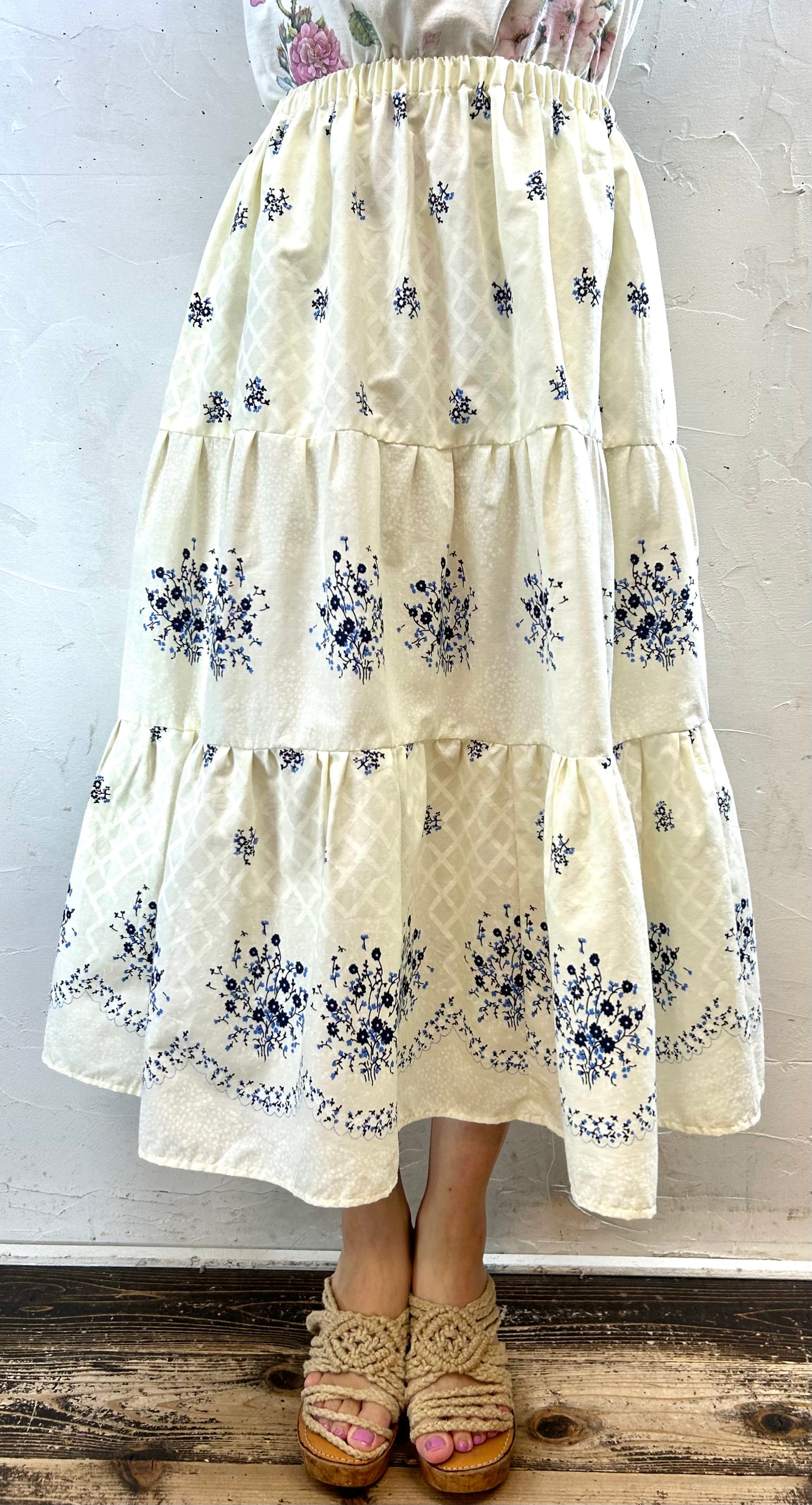 Vintage Tierd Skirt [G28181]