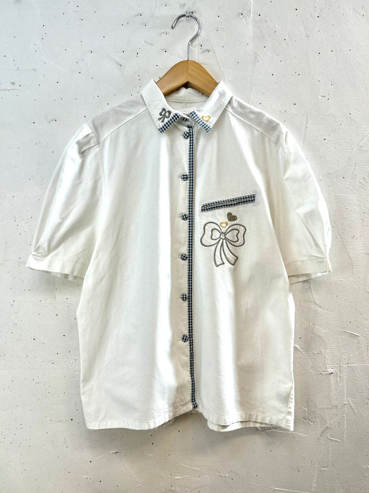 Vintage Tyrol Blouse Made in Germany [F30355]