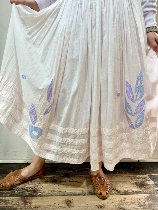 Vintage Indian Cotton Skirt [B26131]