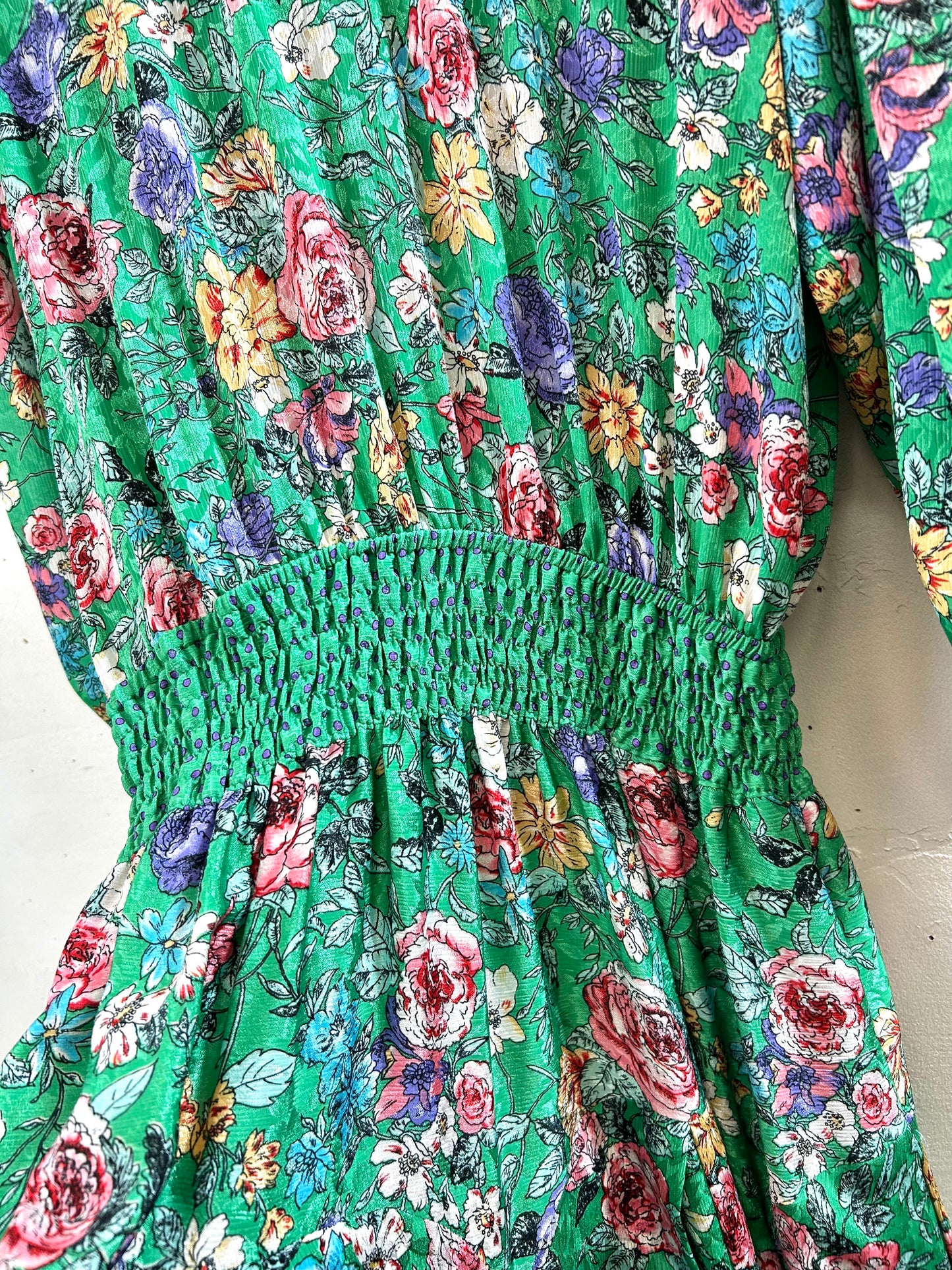 ’80s Vintage Dress 〜Diane Freis〜 [L29044]