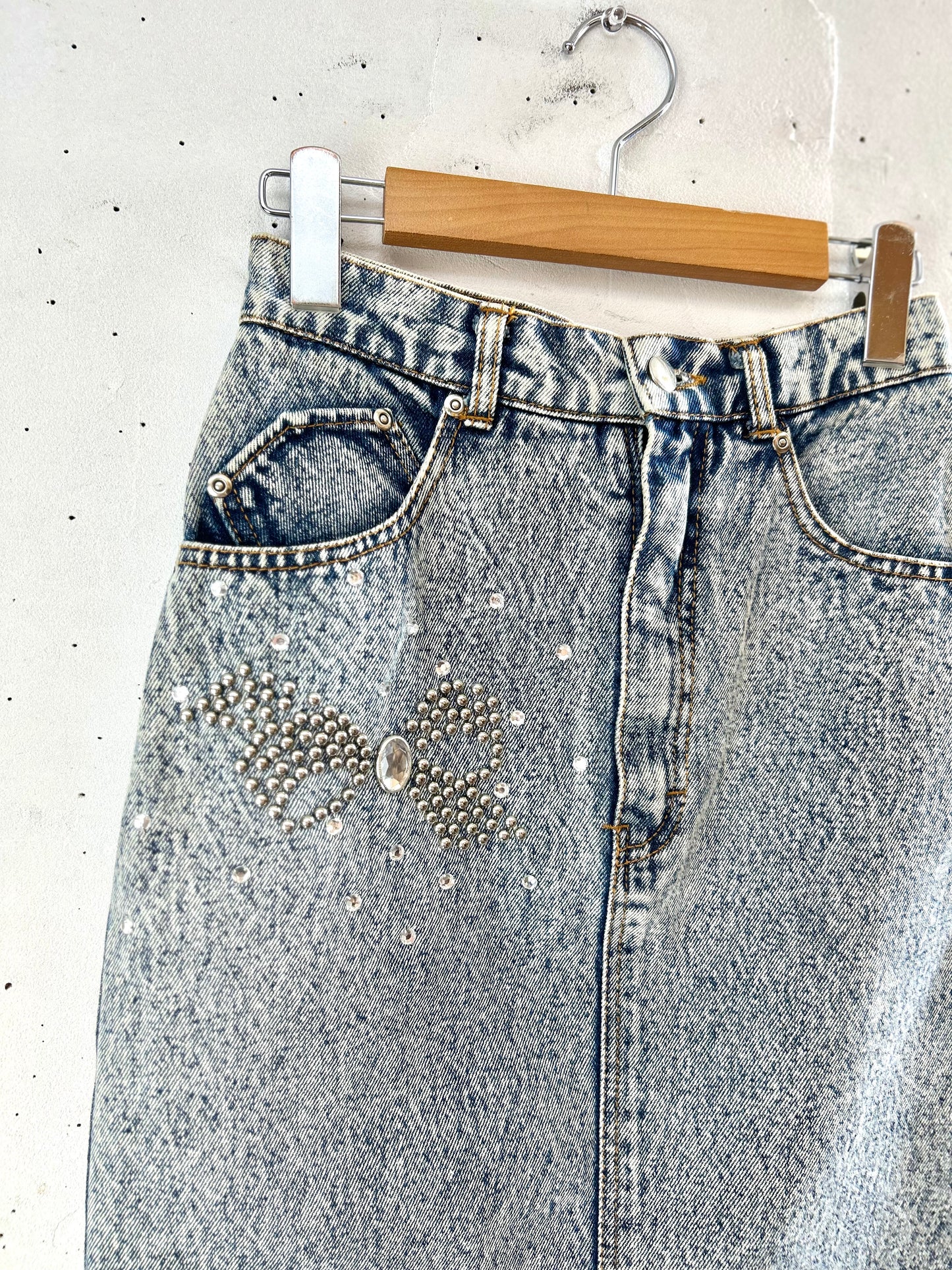 Vintage Denim Skirt [F30560]