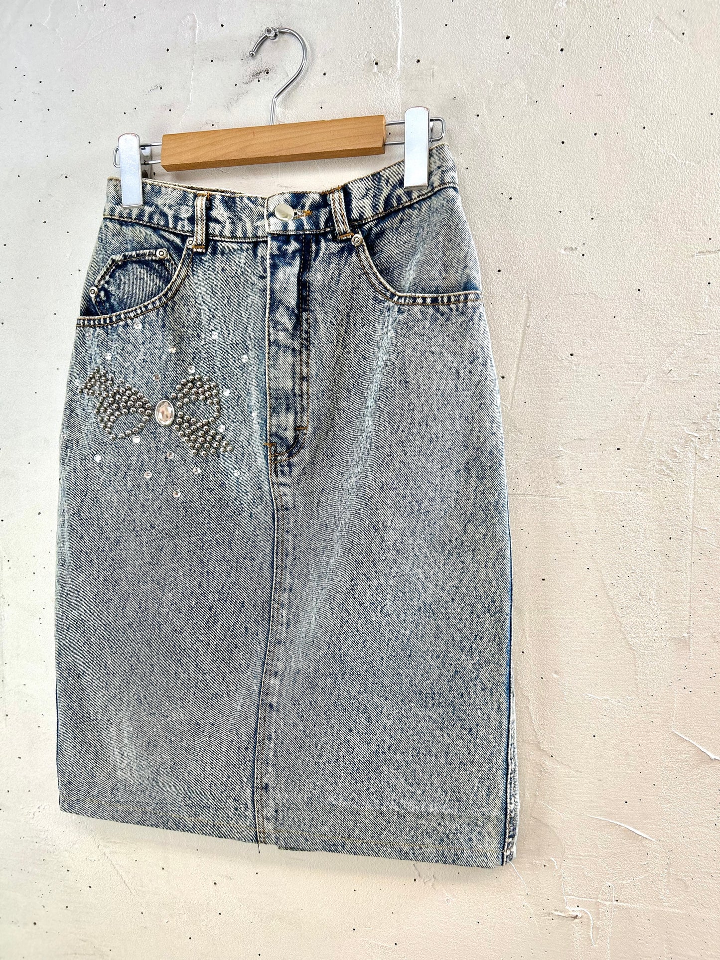 Vintage Denim Skirt [F30560]