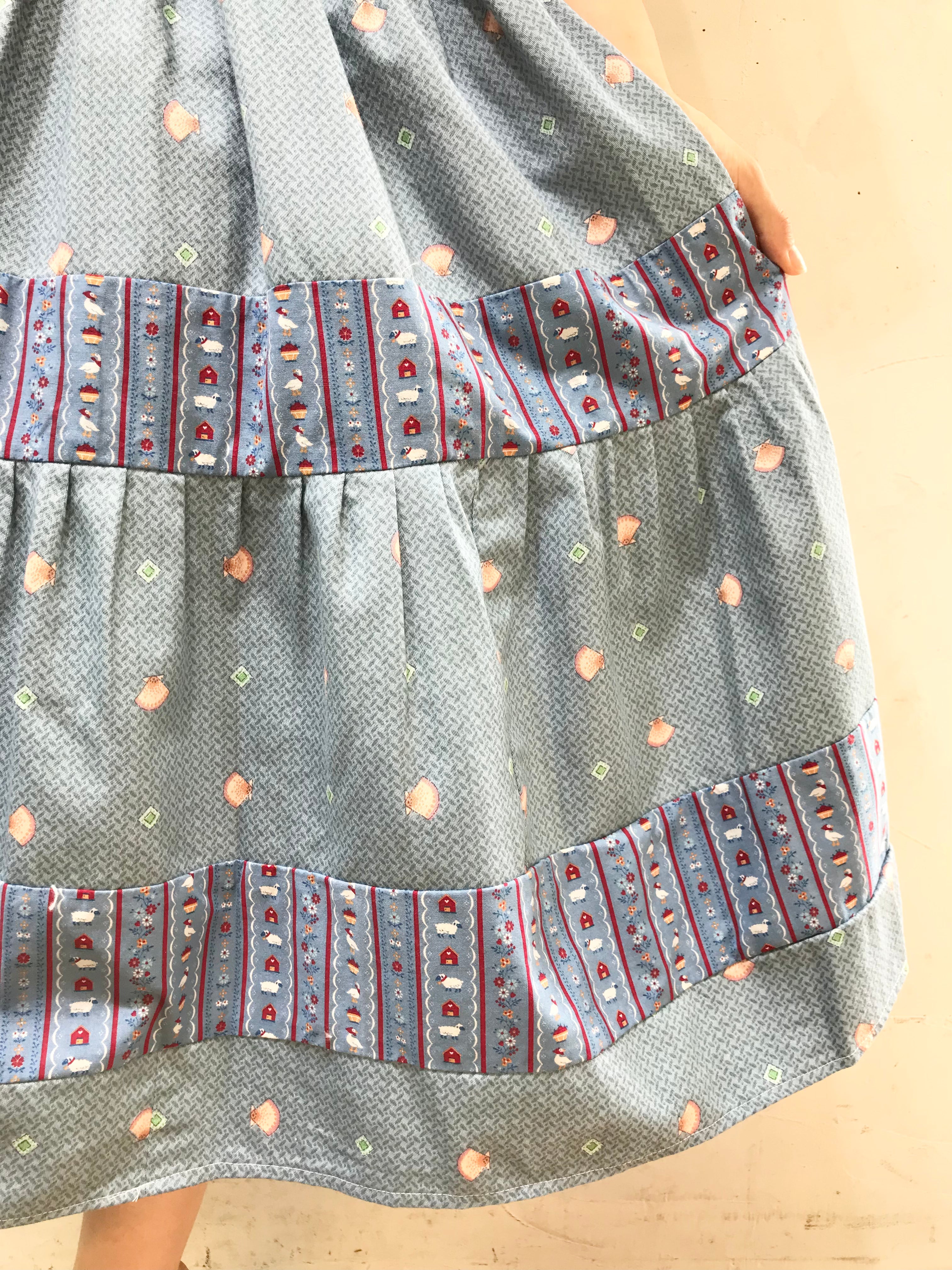Vintage Tiered Skirt [F24367]