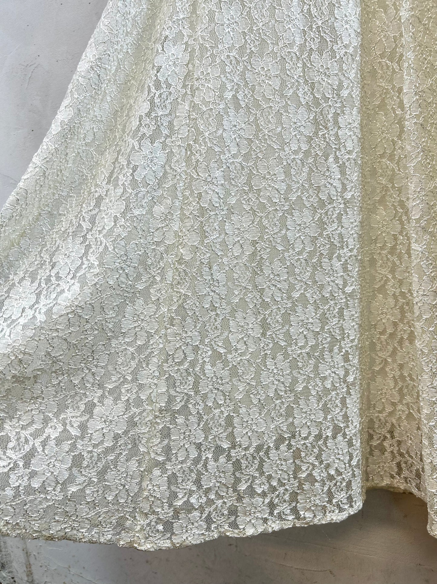 Vintage White Lace Dress [H28185]