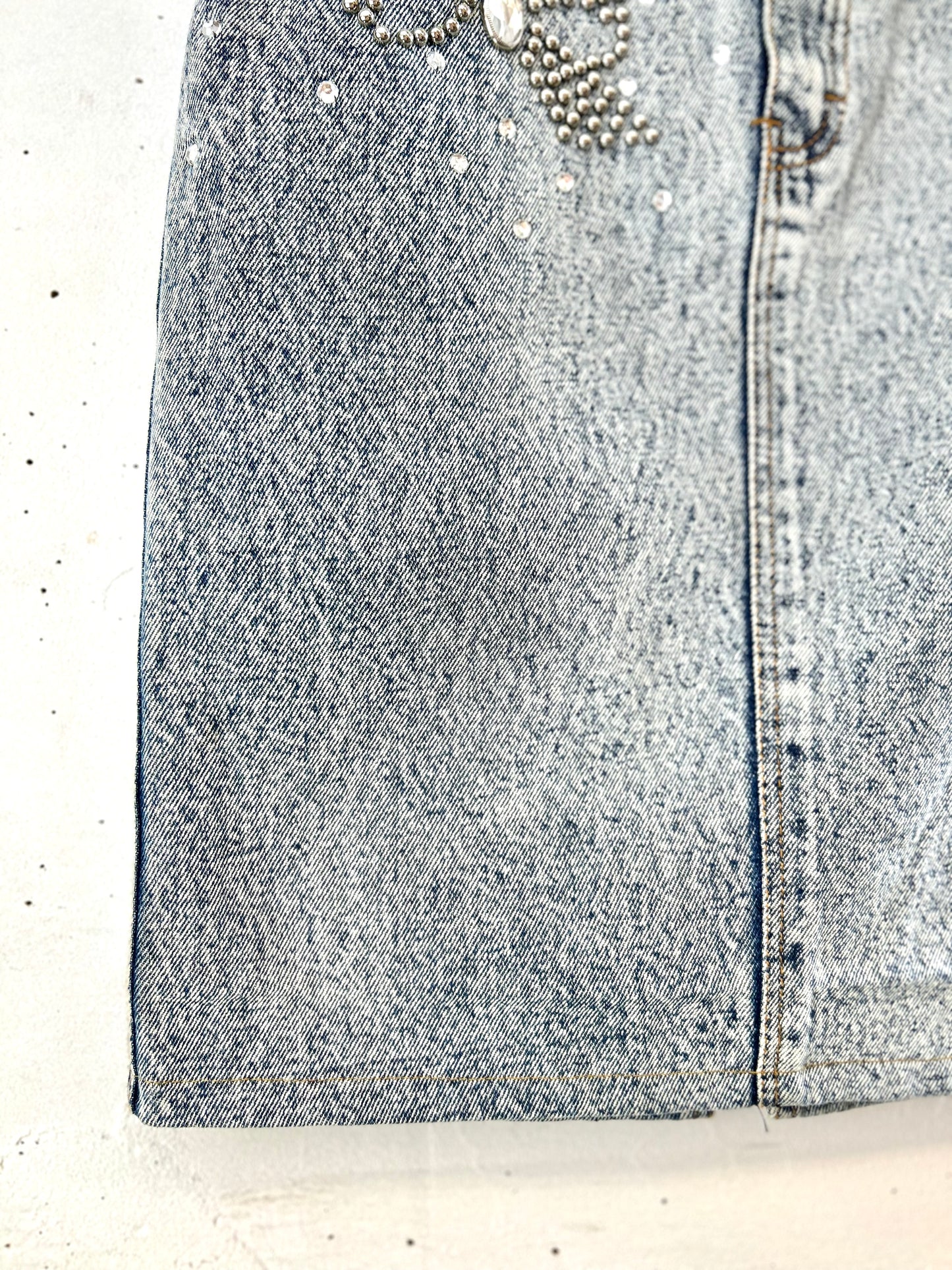 Vintage Denim Skirt [F30560]