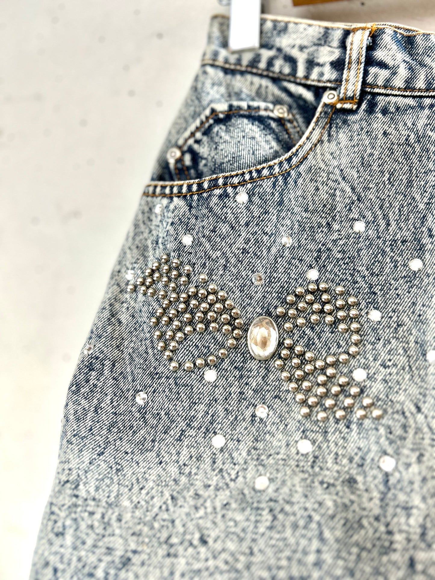 Vintage Denim Skirt [F30560]