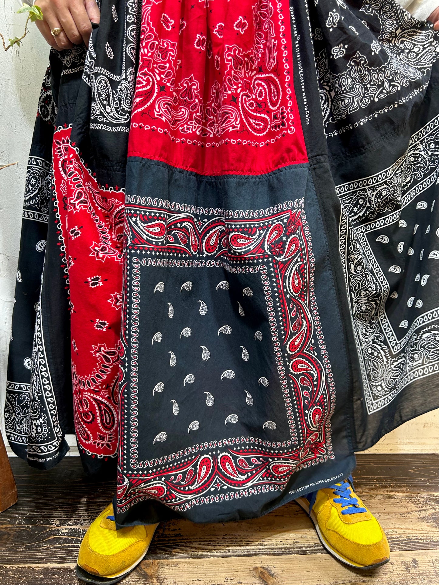 Vintage Bandana Patchwork Skirt 〜Amy Nina〜[H24859]