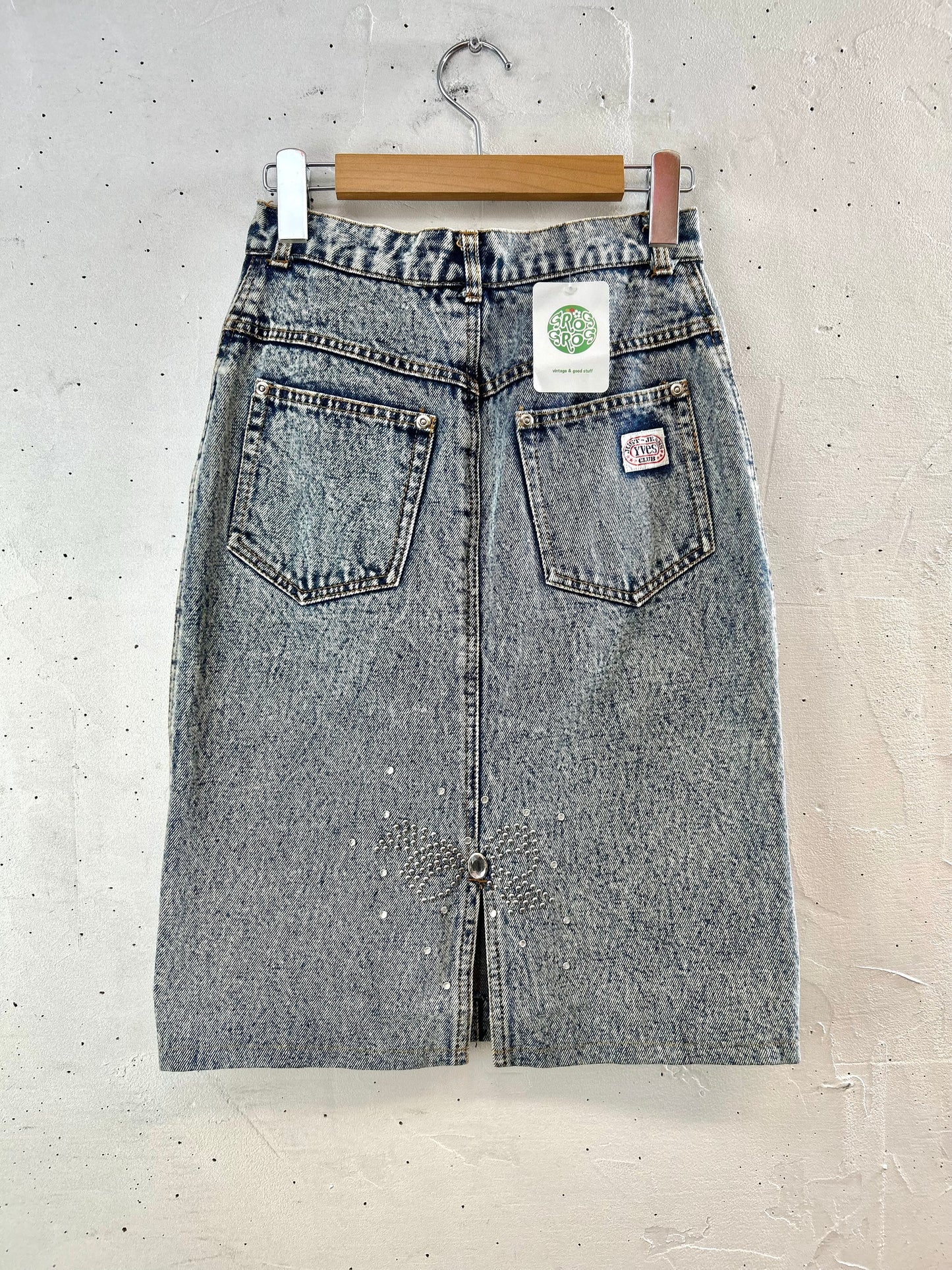 Vintage Denim Skirt [F30560]