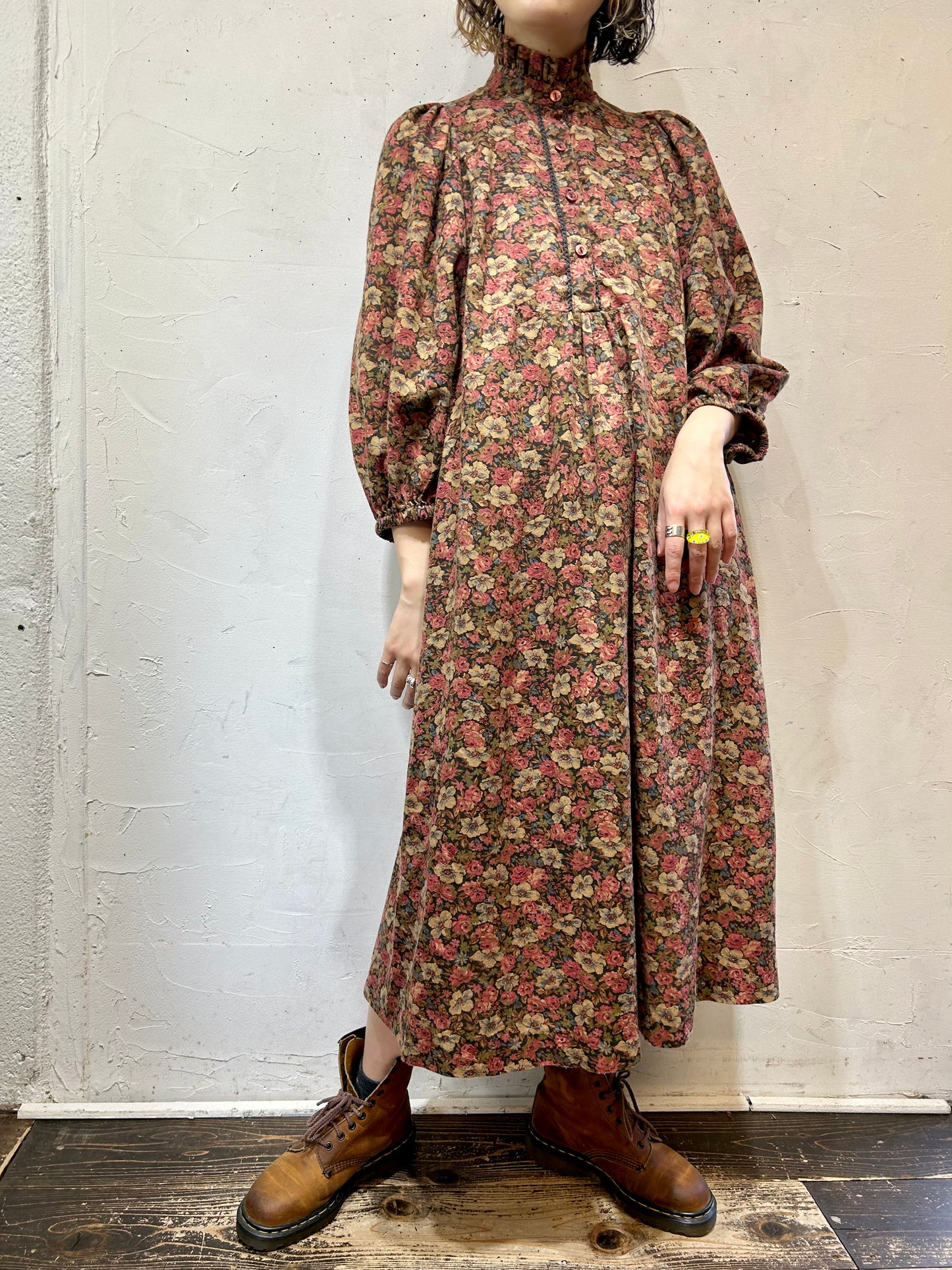 Vintage Flower Dress [L25728]