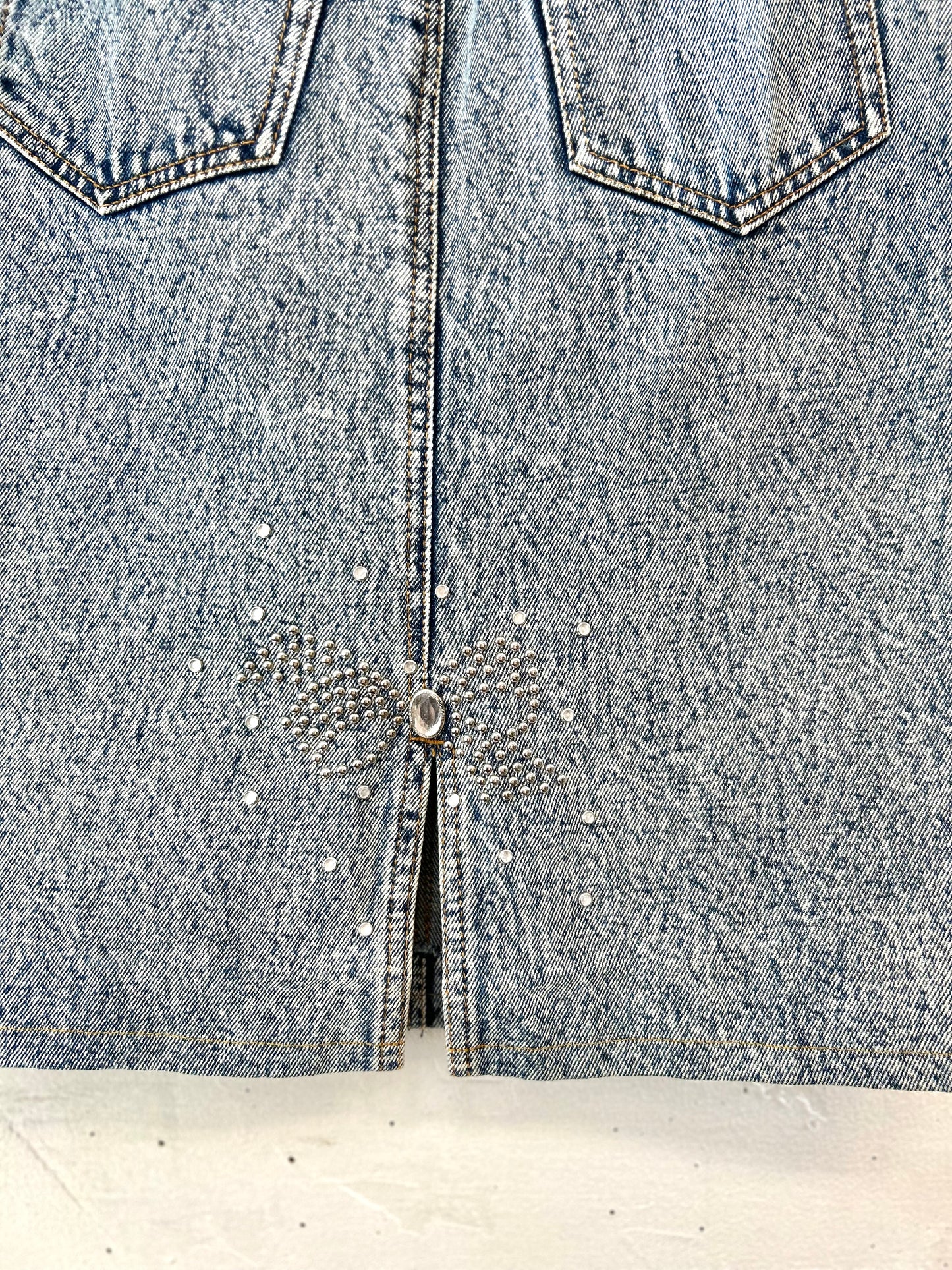 Vintage Denim Skirt [F30560]