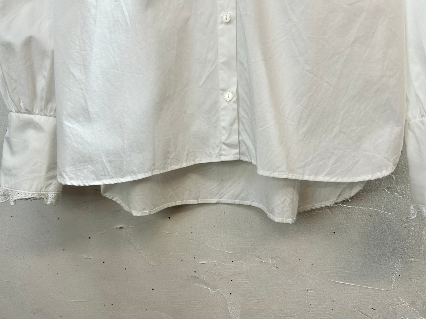 Vintage White Blouse [B29491]