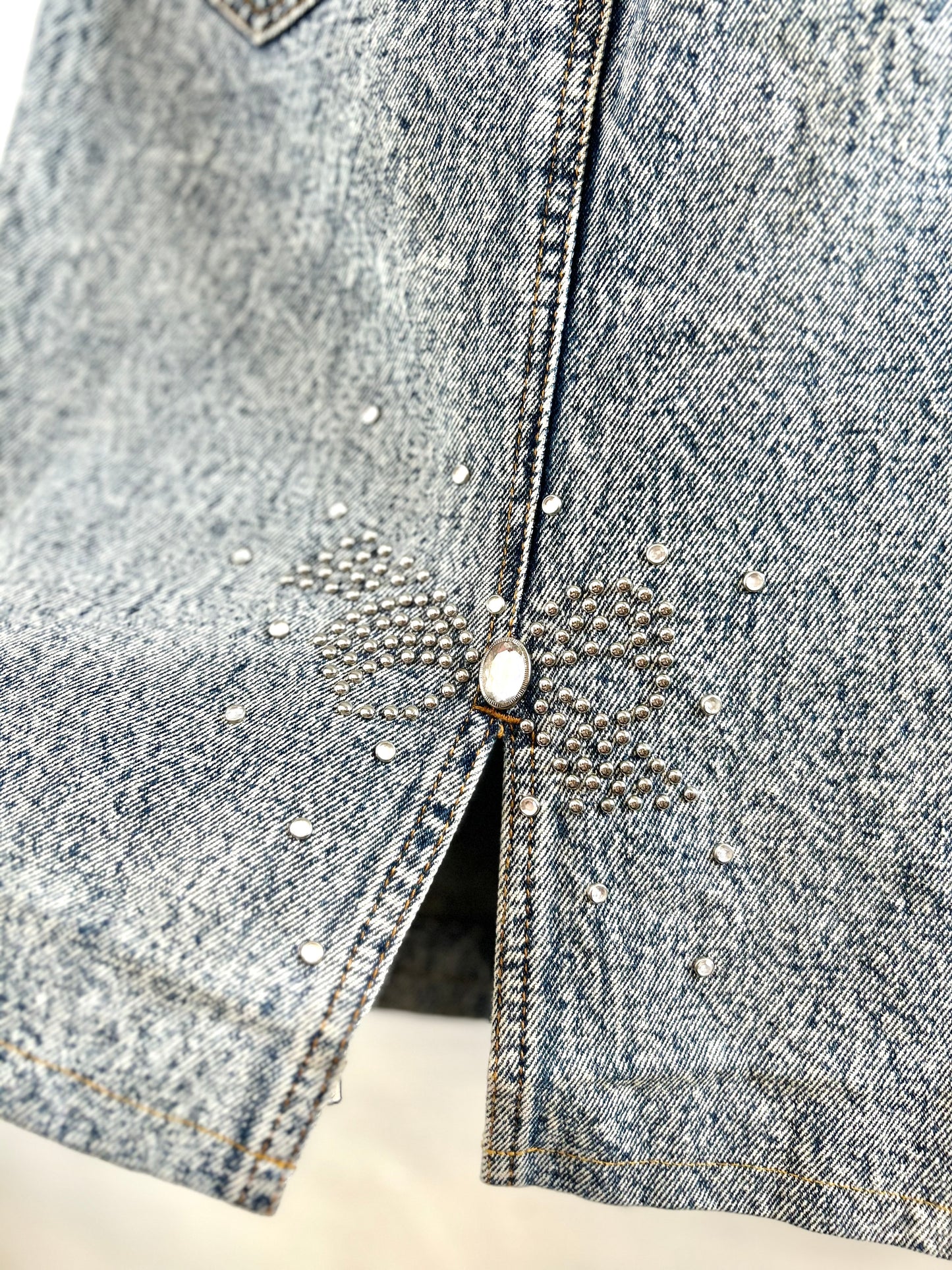 Vintage Denim Skirt [F30560]