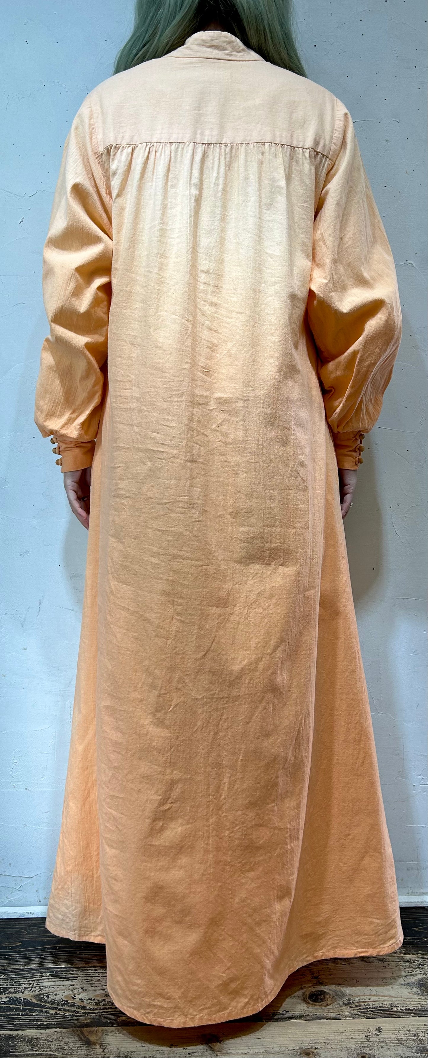‘70s Vintage Indian Cotton Dress  [B26130]
