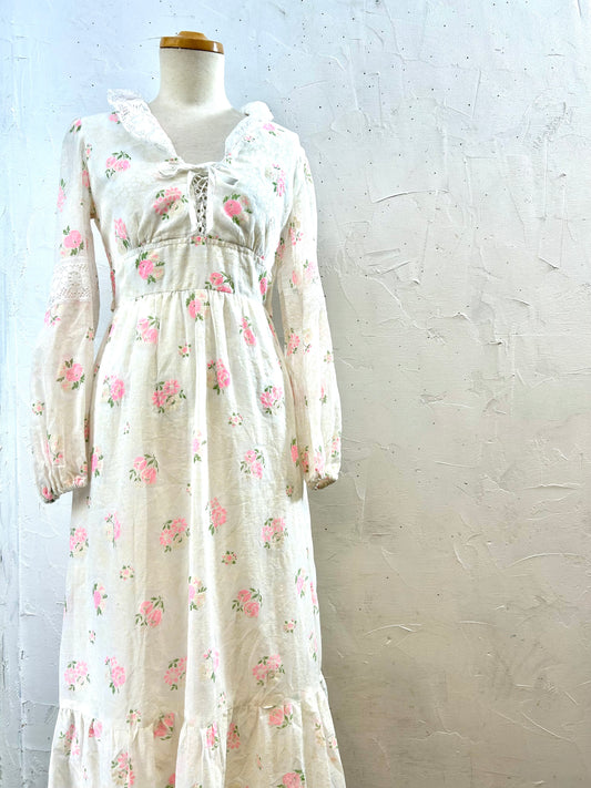'70s Vintage  Dress [H28186]
