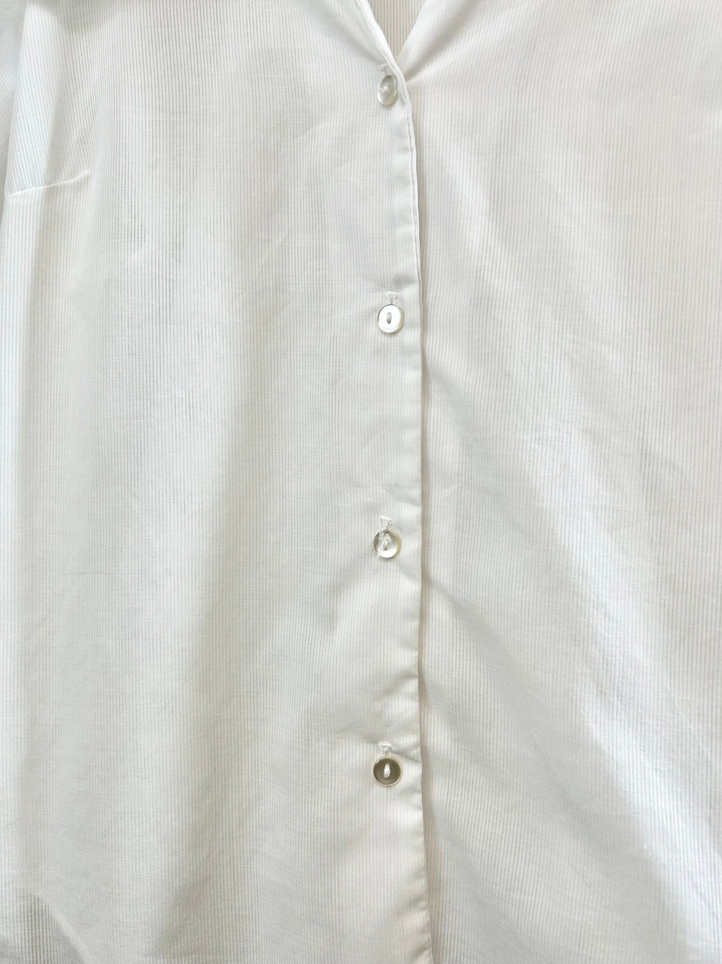 Vintage White Blouse UNION  MADE [B29493]