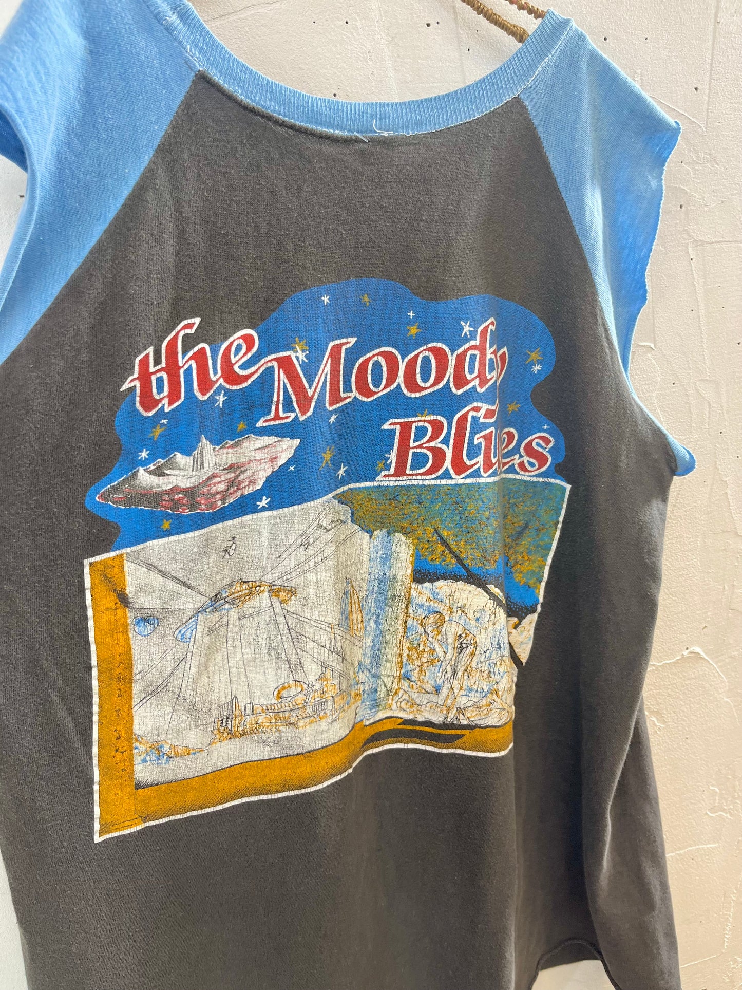 '80s Vintage T-Shirt  〜THE MOOON BLUES〜 [G27884]