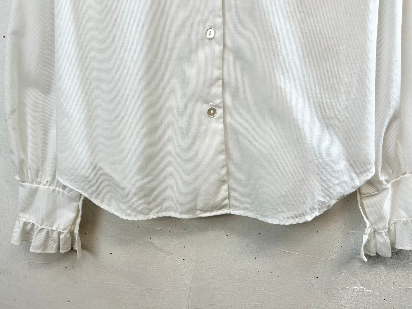 Vintage White Blouse UNION  MADE [B29493]