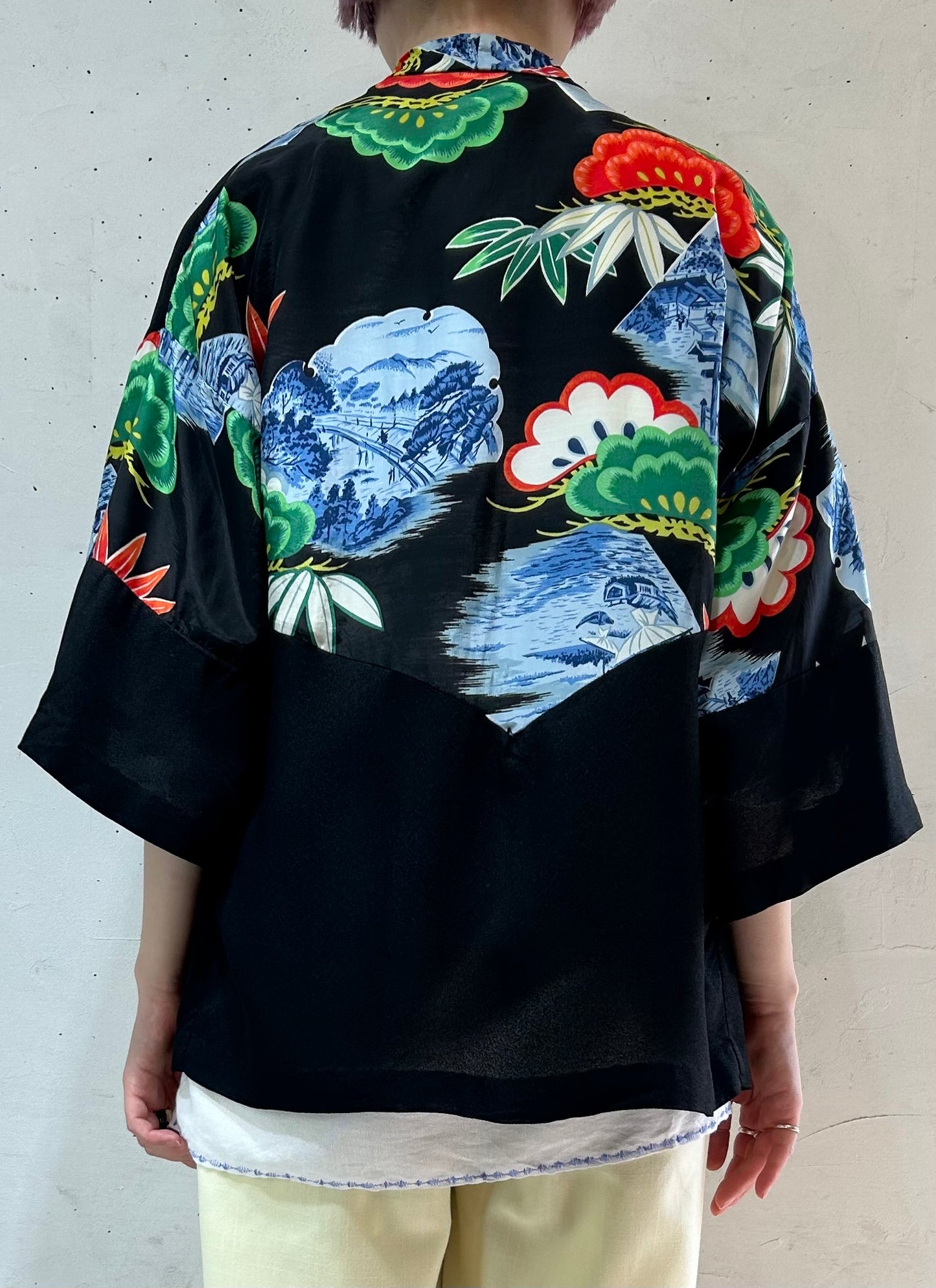 ‘80s Hawaiian Shirt Jacket [C26675]