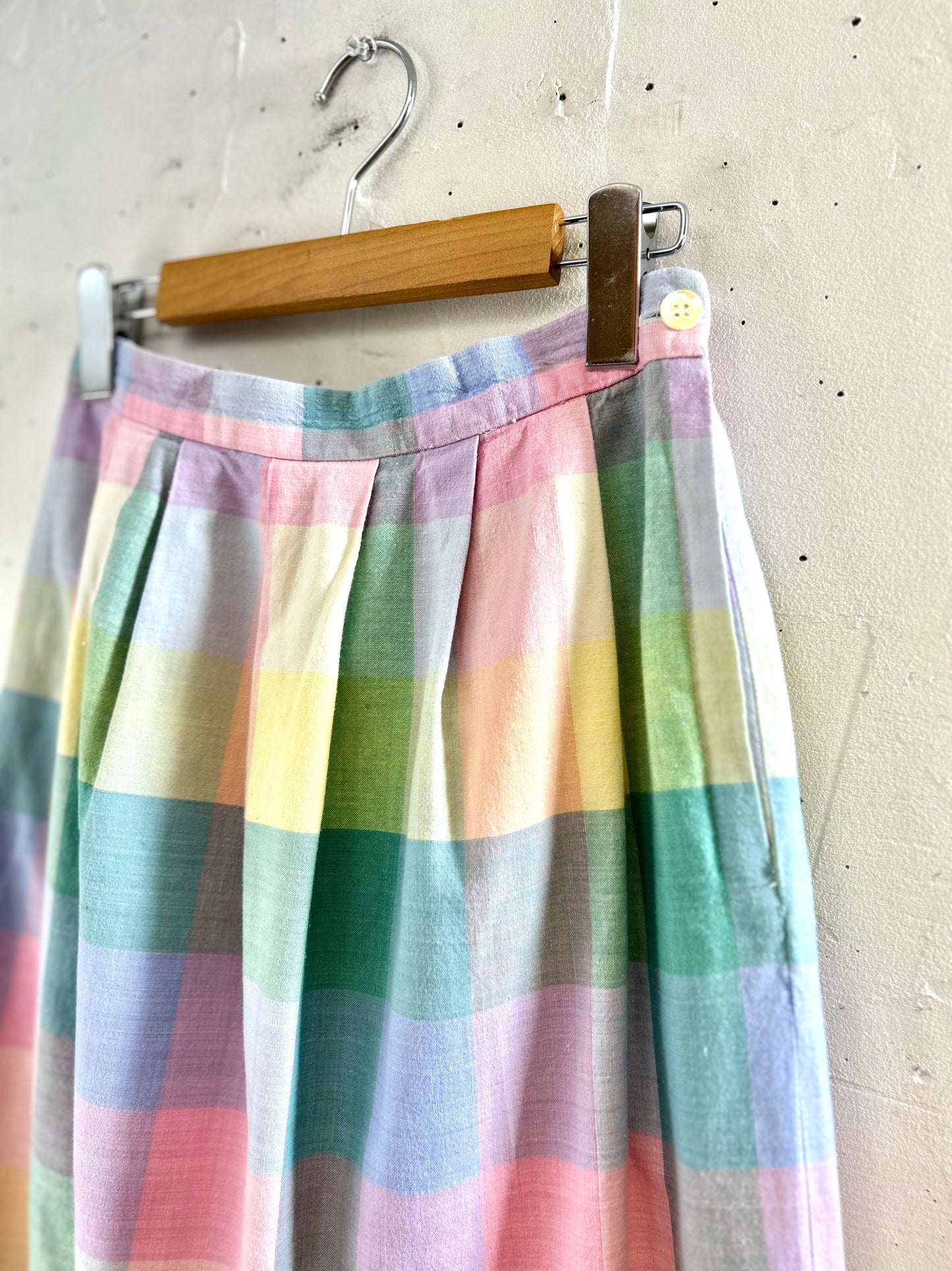 Vintage  Skirt MADE IN USA [F30561]