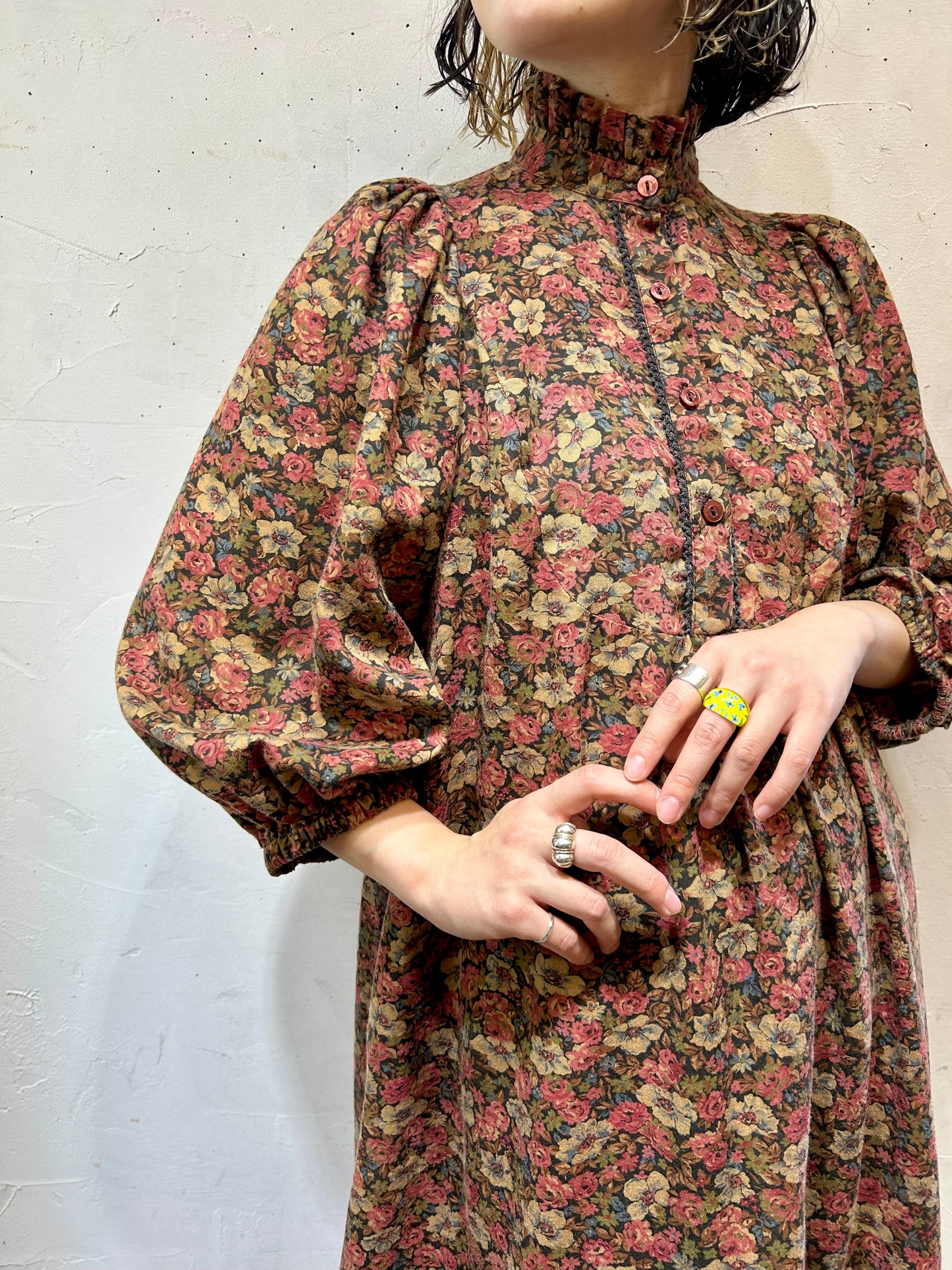 Vintage Flower Dress [L25728]