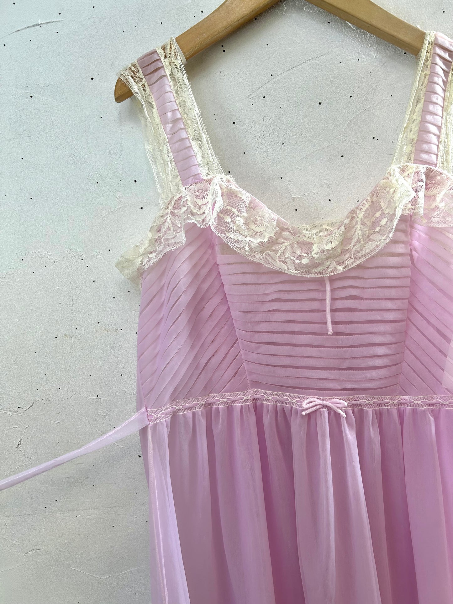 '70s Vintage Lingerie Dress [E27542]