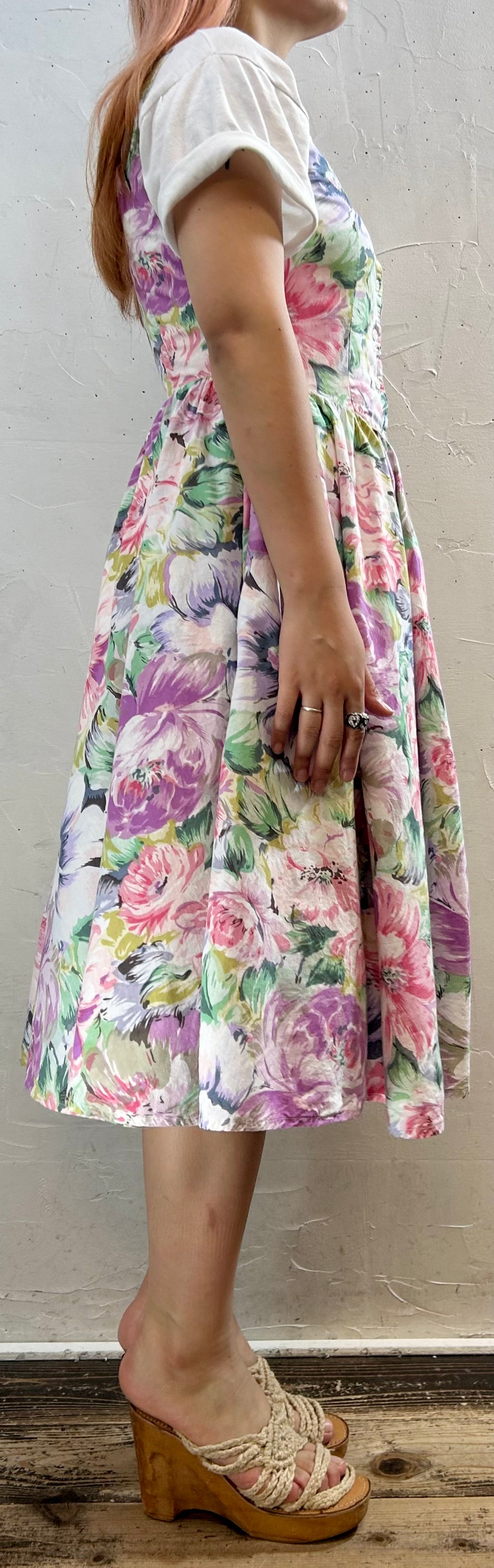 Vintage Flower Dress [F27714]