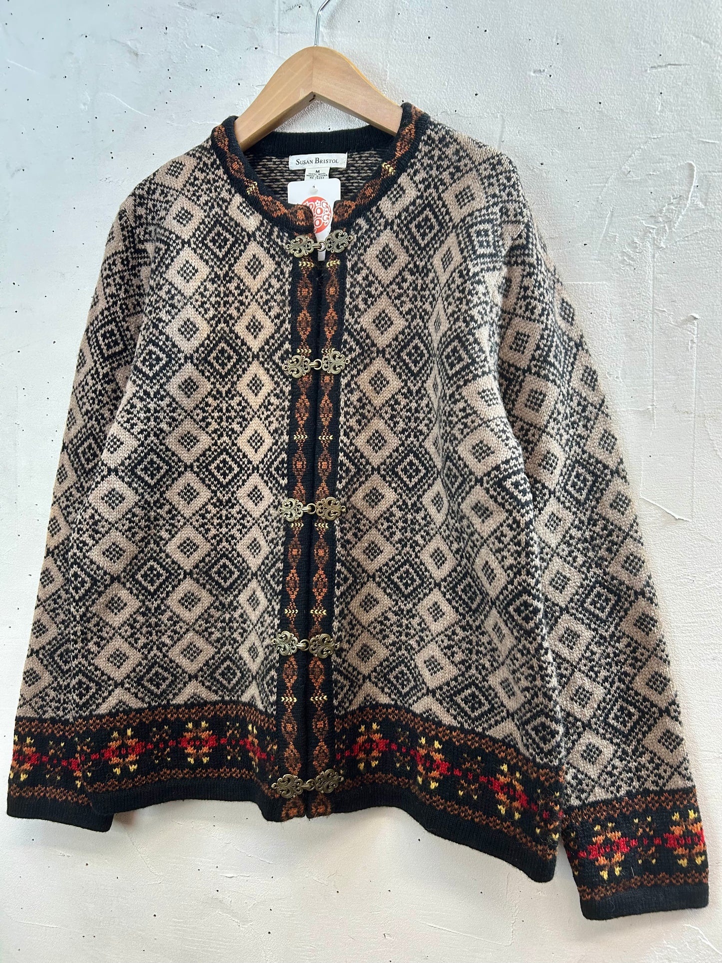 Vintage Nordic Knit Cardigan 〜SUSAN BRISTOL〜 [L29051]