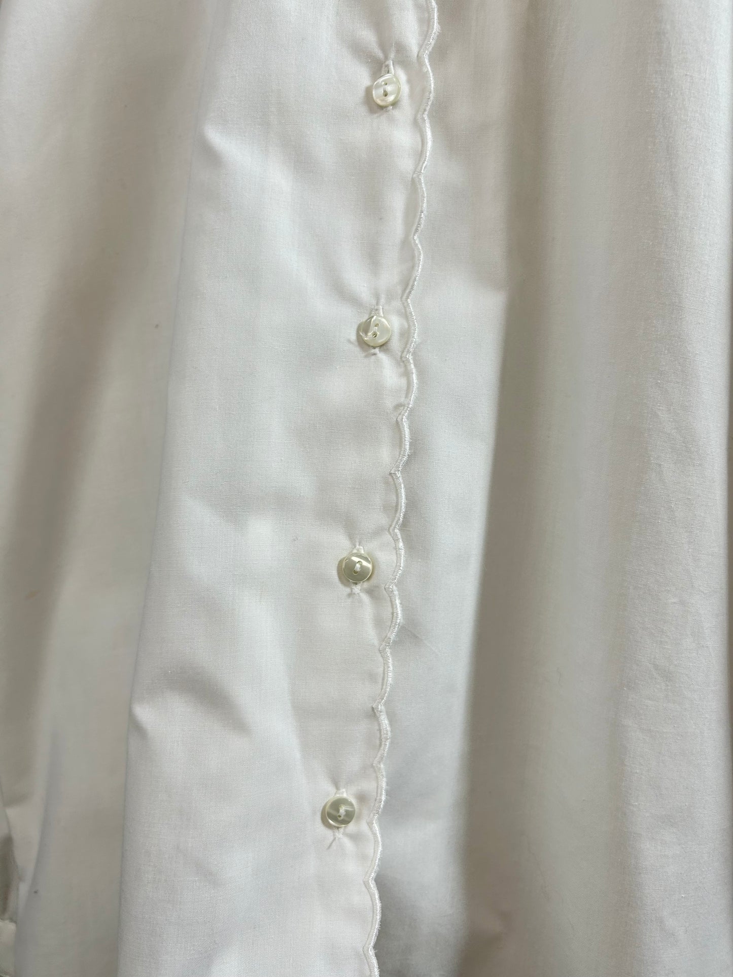 Vintage White Blouse [B29492]
