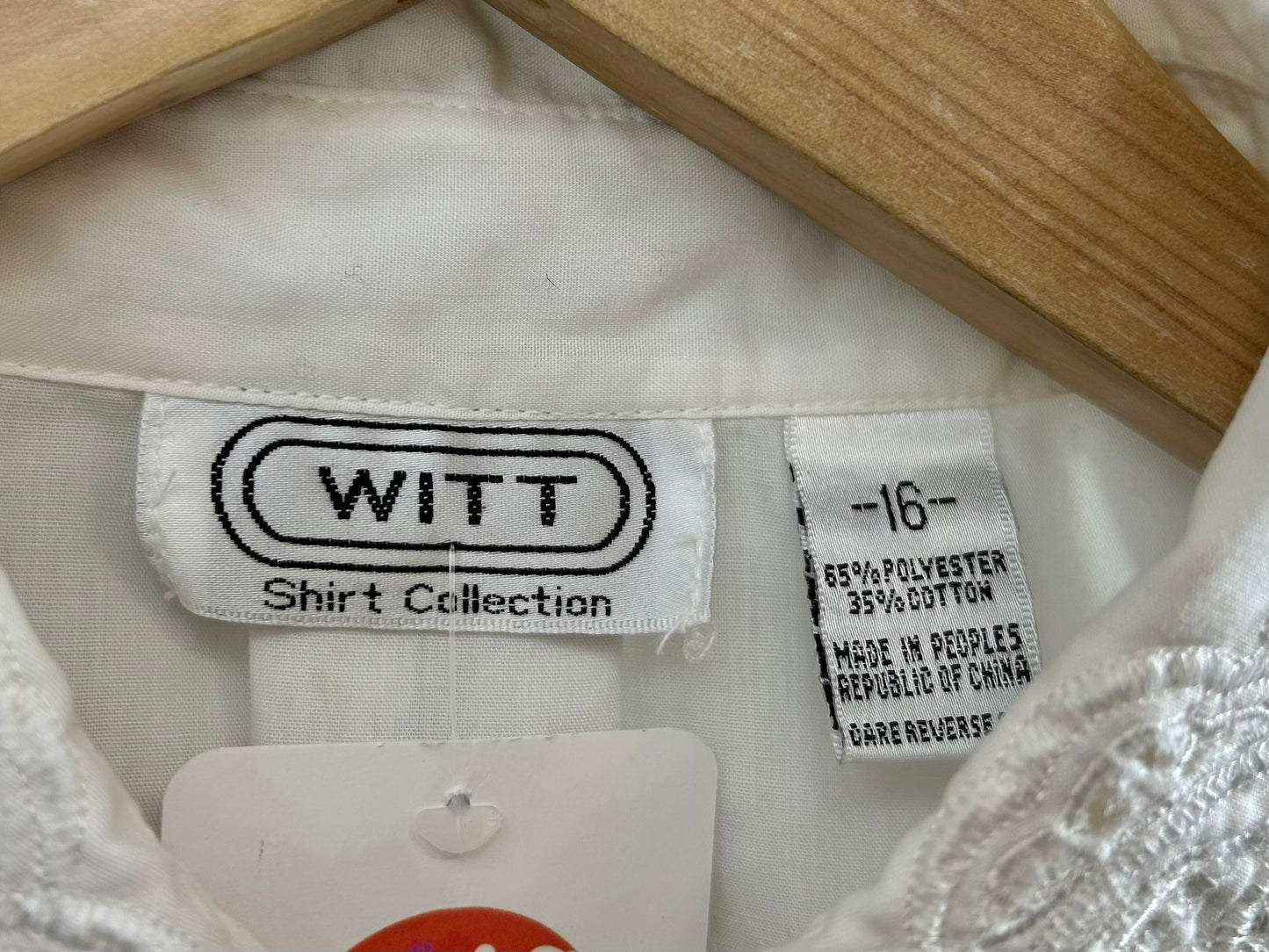 Vintage White Blouse [B29492]