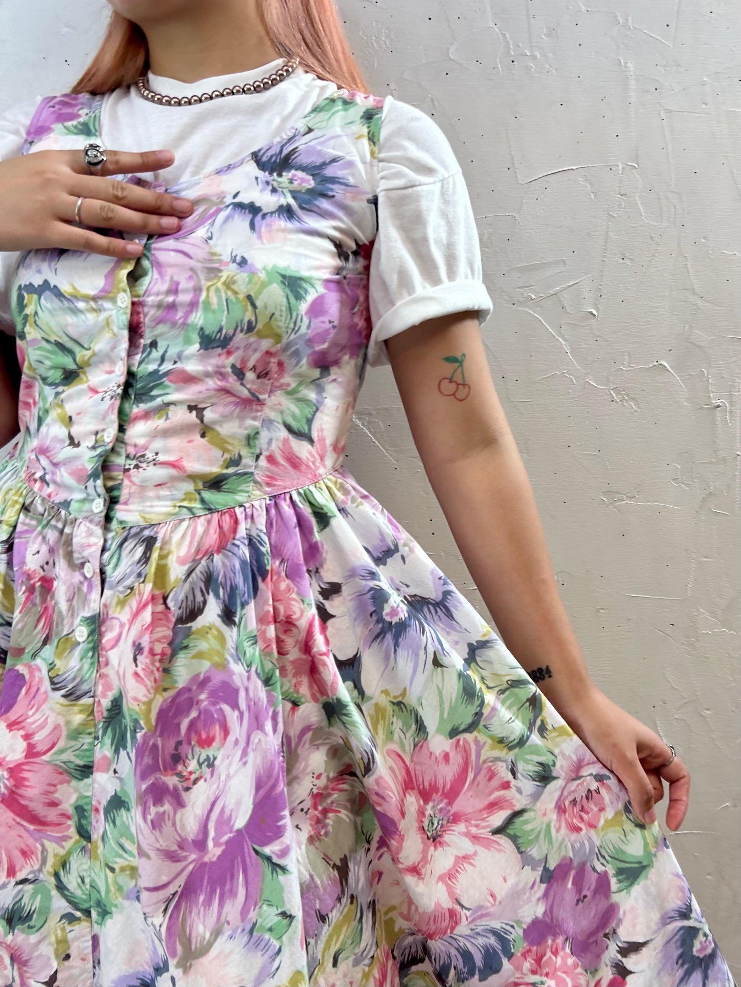 Vintage Flower Dress [F27714]